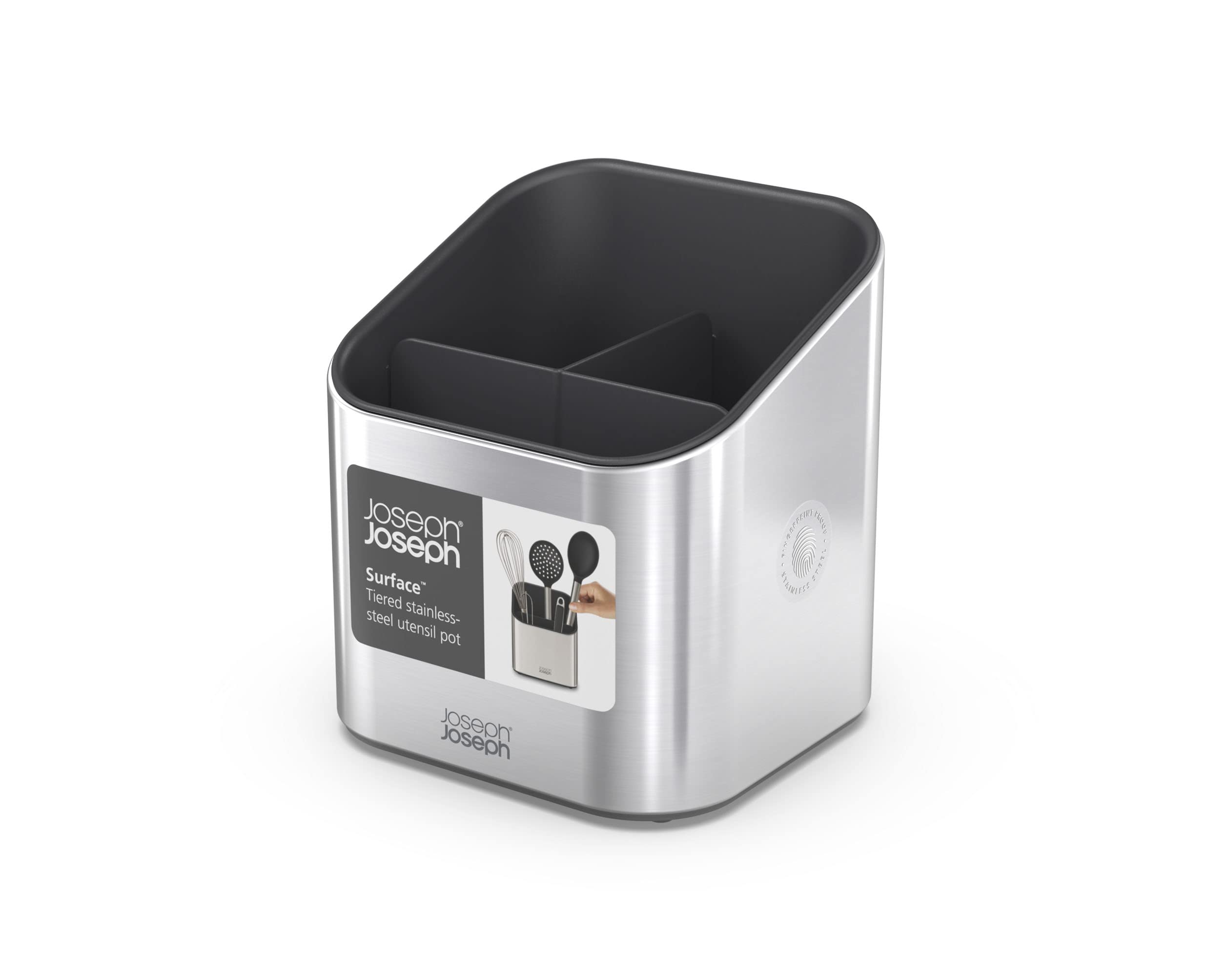 joseph-joseph-surface-porte-ustensiles-et-gadgets-en-acier-inoxydable-grande-cap image 6