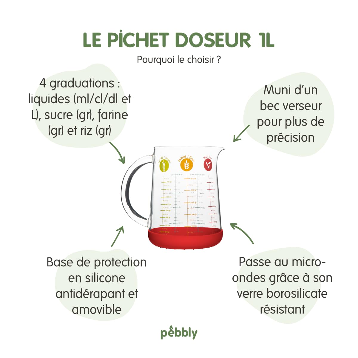pebbly-verre-mesureur-en-verre-borosilicate-1l-base-silicone-antid-rapante-et-be image 2