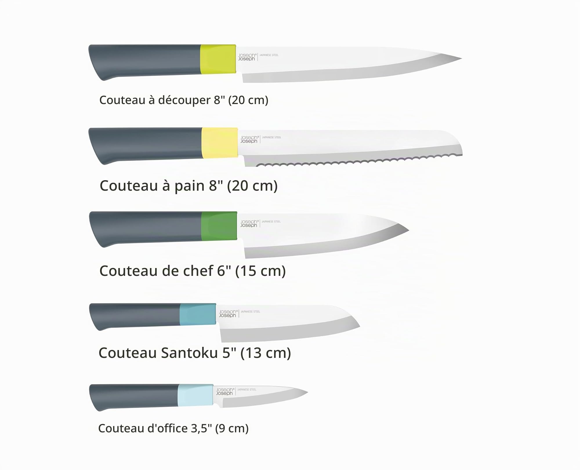 joseph-joseph-duo-bloc-de-couteaux-de-cuisine-5-pi-ces-couteaux-d-office-chef-sa image 4