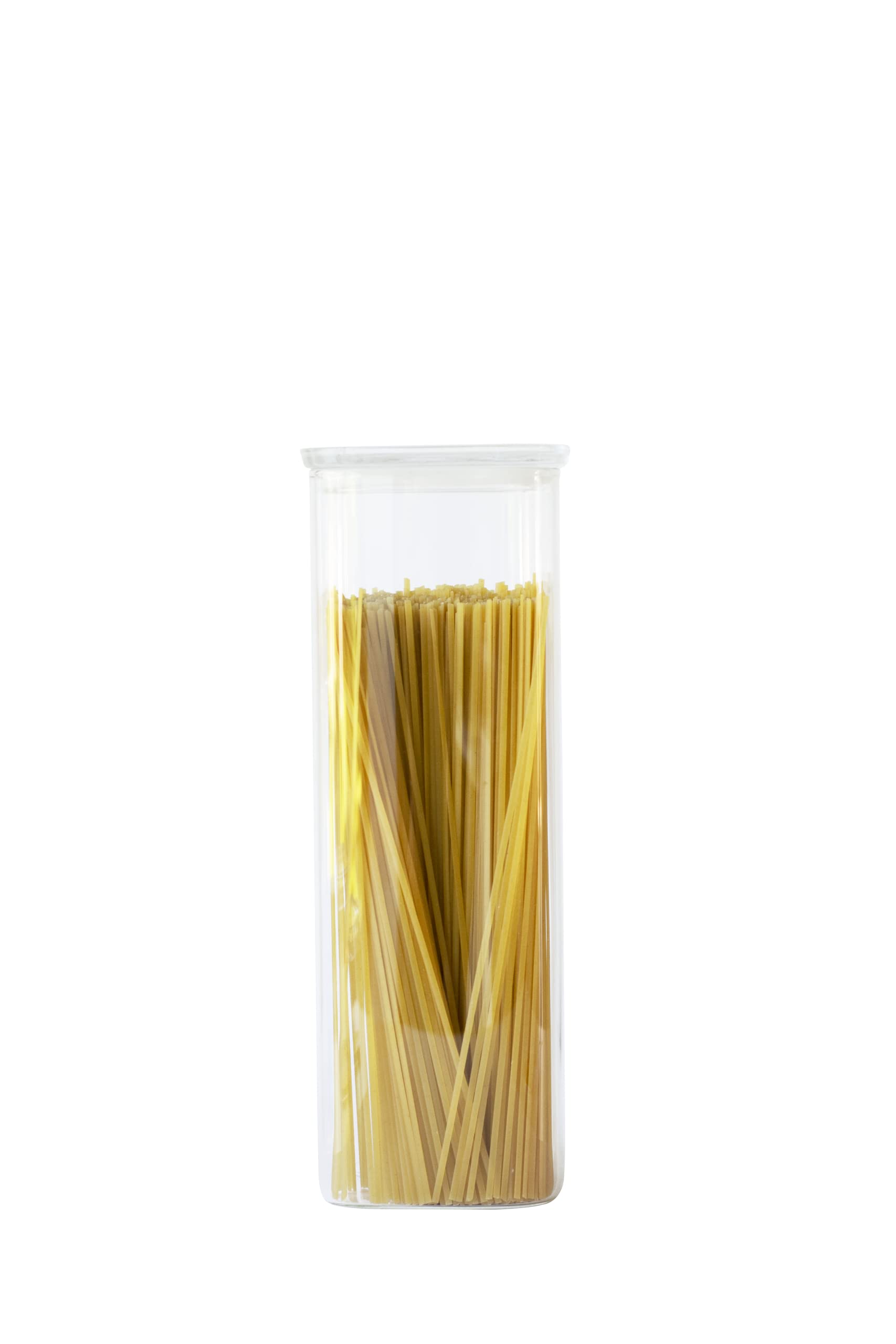 pebbly-bo-te-de-conservation-en-verre-carr-e-haute-avec-couvercle-en-verre-500-m image 2