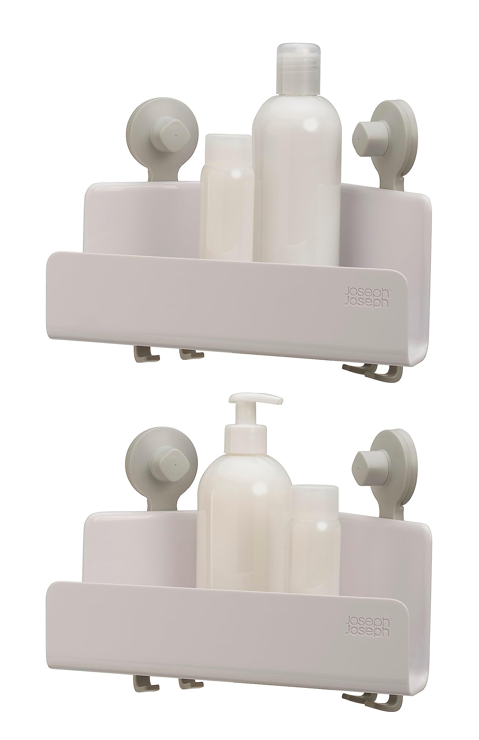 joseph-joseph-easystore-panier-de-douche-d-angle-auto-drainant-lot-de-2-blanc-70 image 2