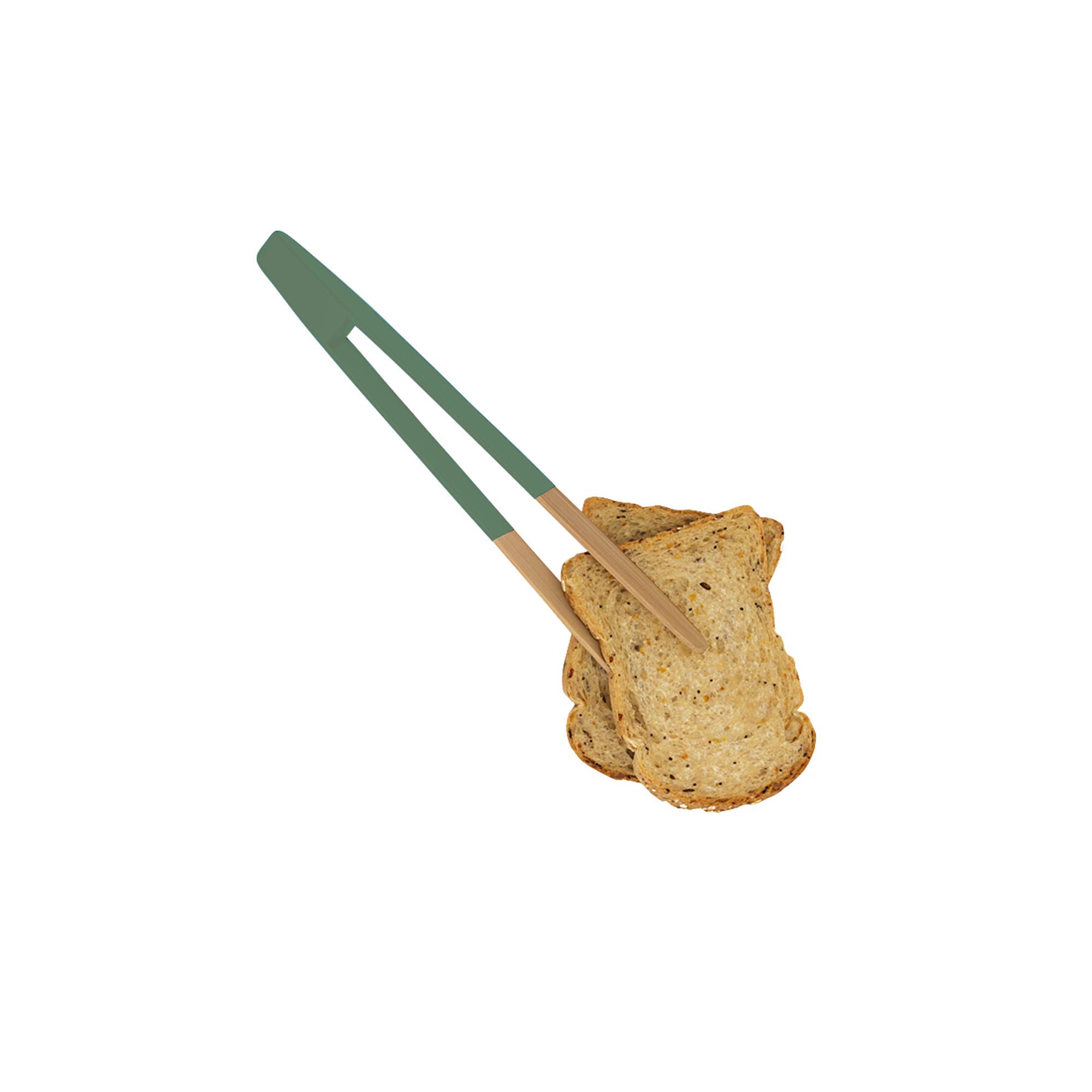 pebbly-pince-toast-aimant-e-en-bambou-naturel-avec-branches-fines-24-cm-rouge image 7