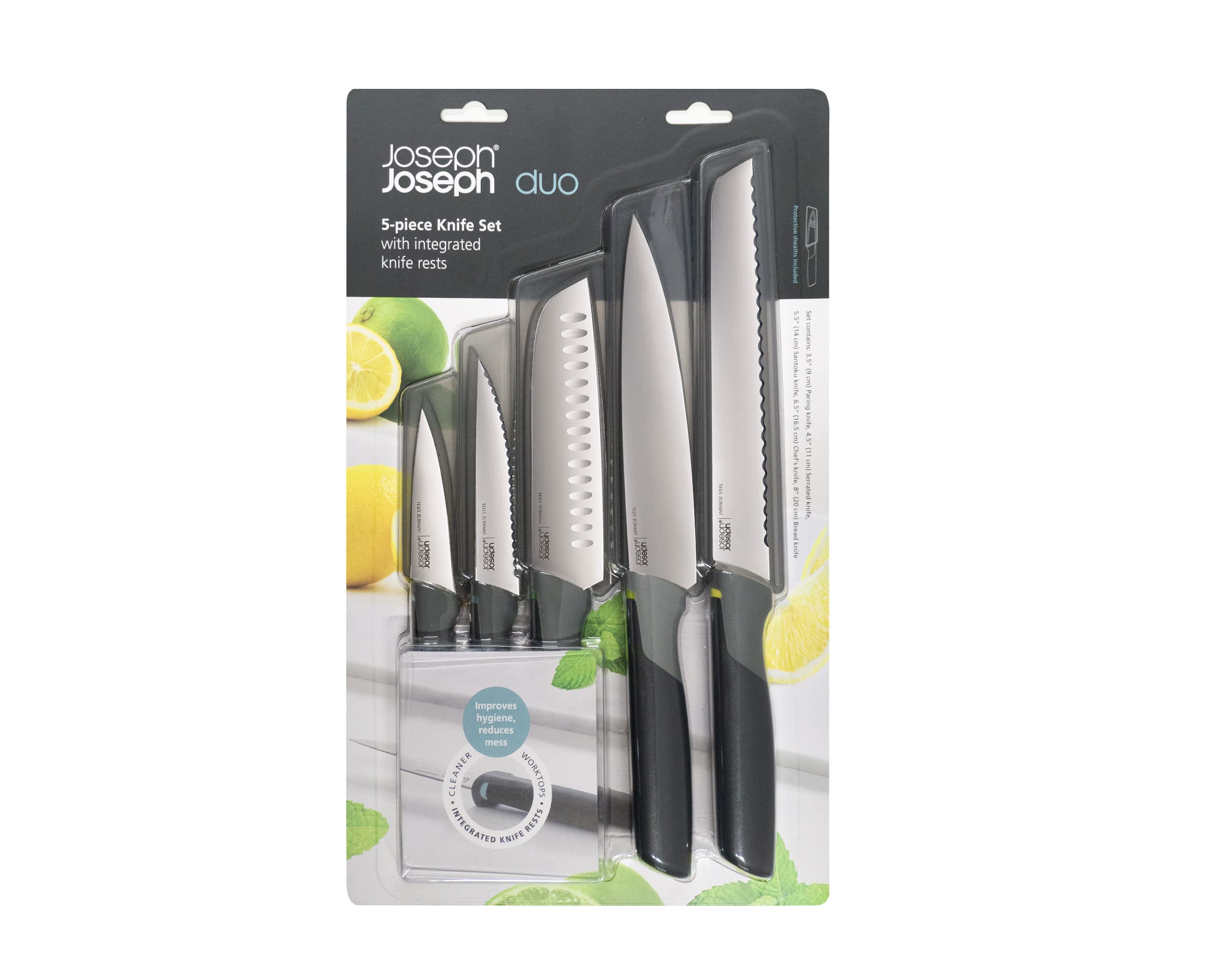 joseph-joseph-duo-ensemble-de-couteaux-de-cuisine-elevate-5-pi-ces-lames-en-acie image 5