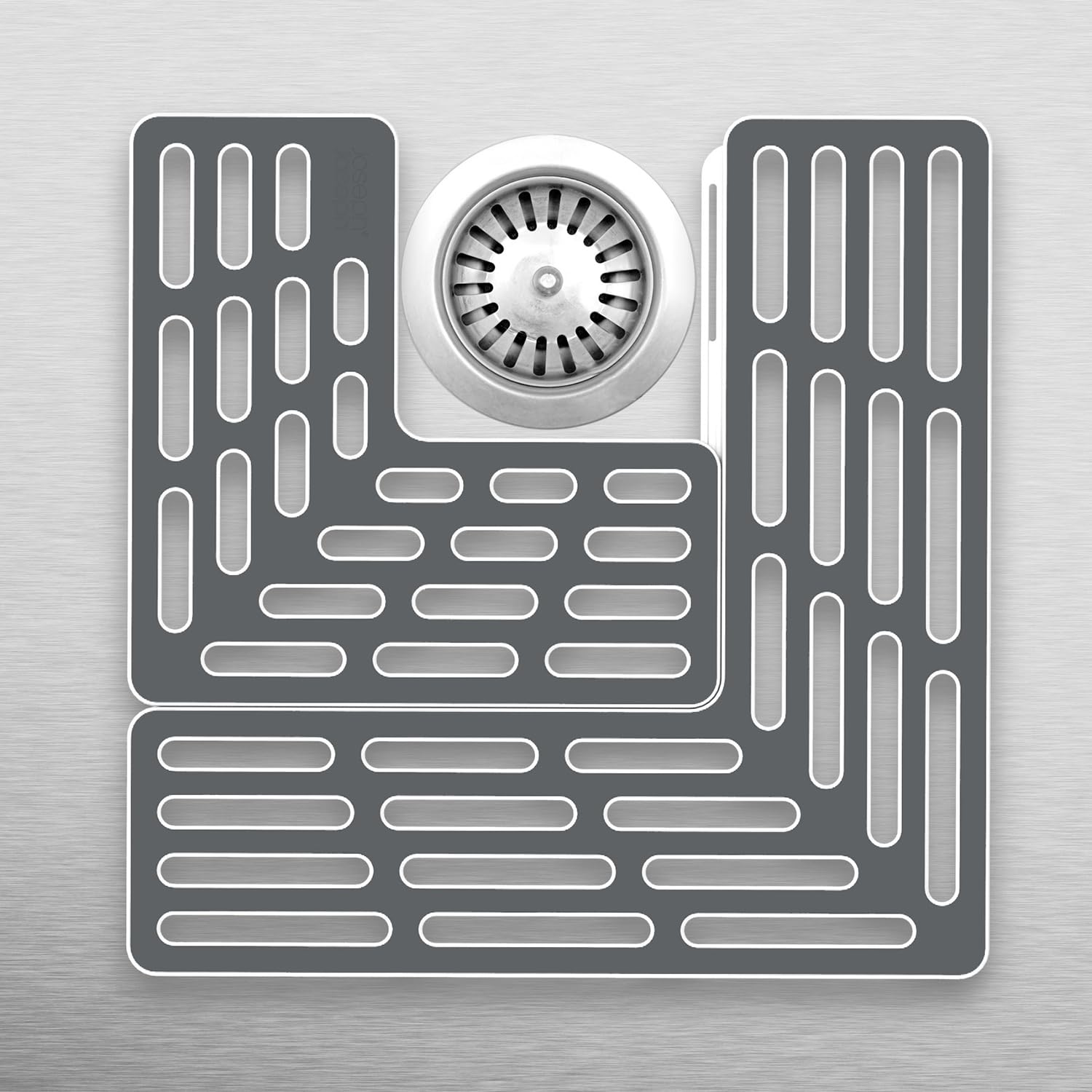 joseph-joseph-sink-saver-tapis-de-protection-d-vier-r-glable-en-2-pi-ces-gris image 4