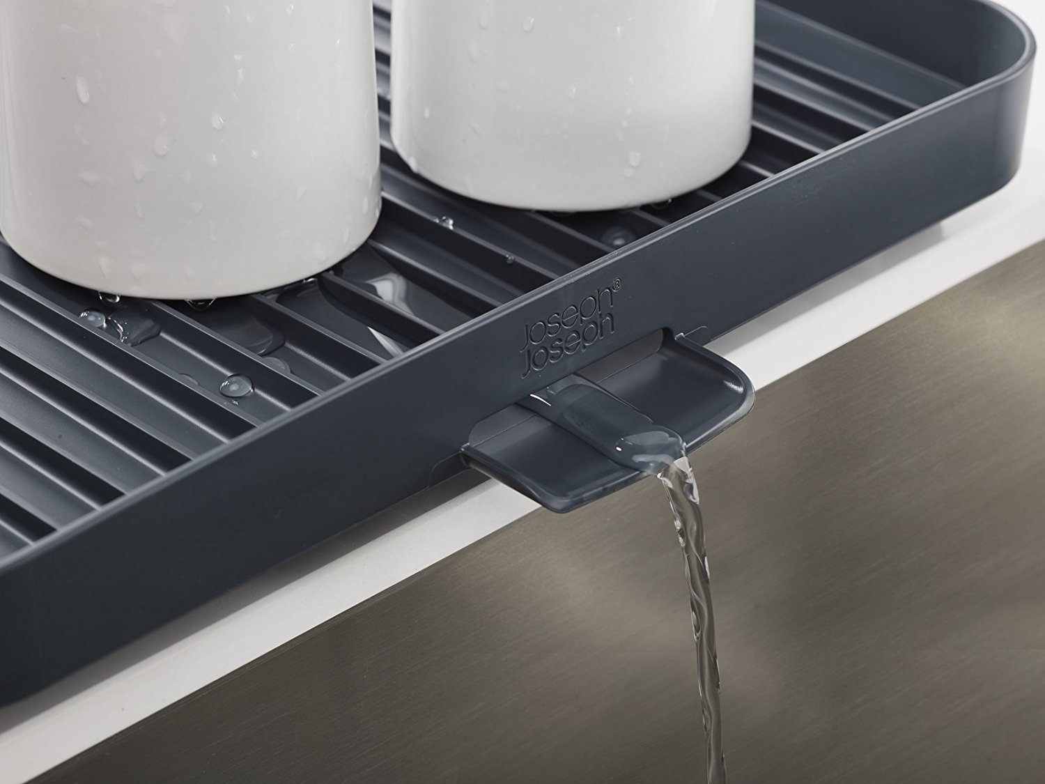 joseph-joseph-y-rack-gouttoir-vaisselle-2-niveaux-gris-grande-capacit-pour-casse image 3