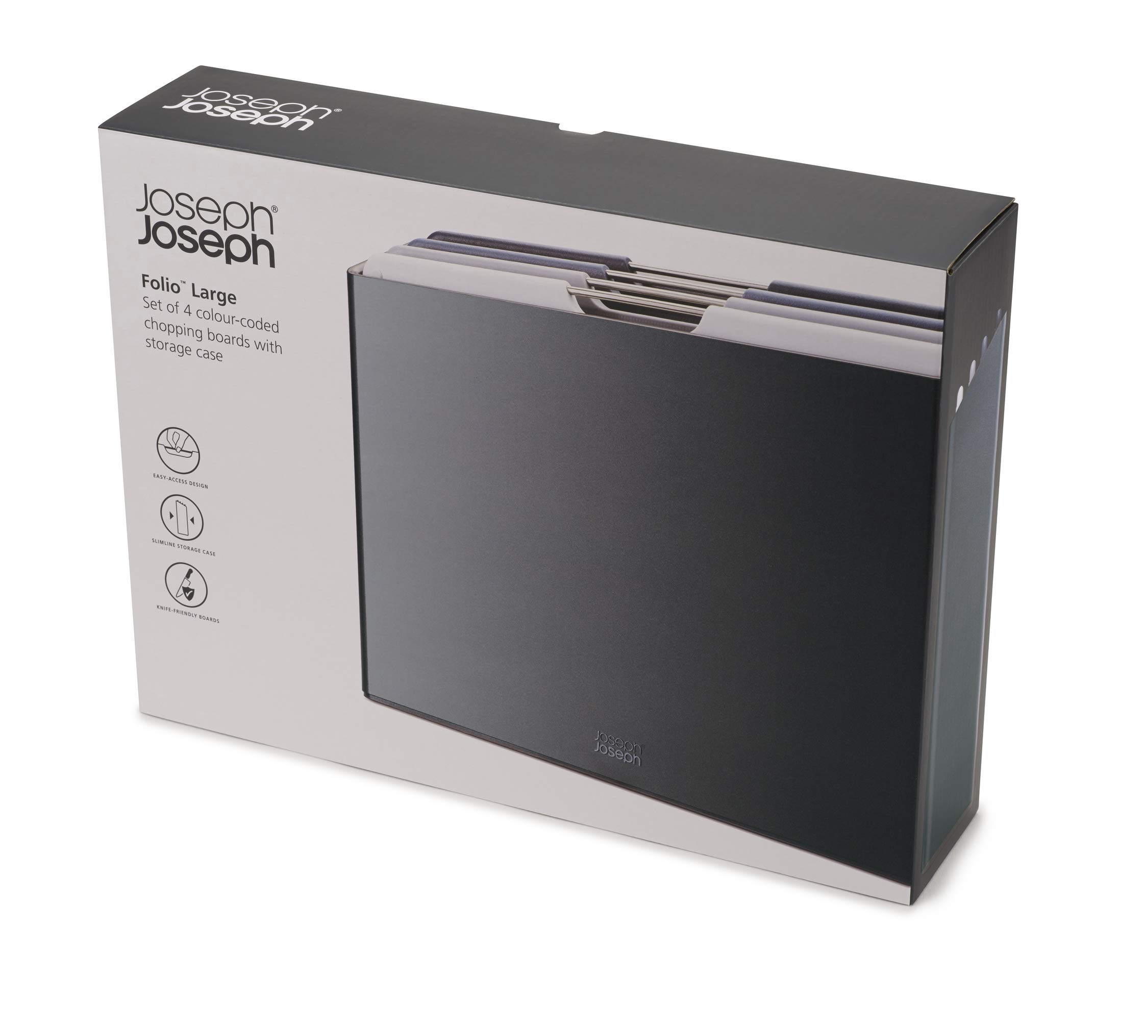 joseph-joseph-folio-ensemble-de-4-planches-d-couper-avec-support-de-rangement-or image 2