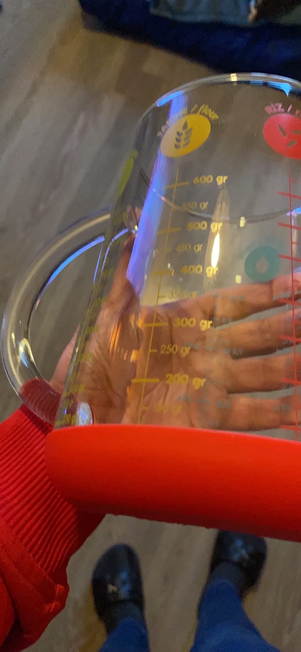 Très bien, mais le verre est lourd