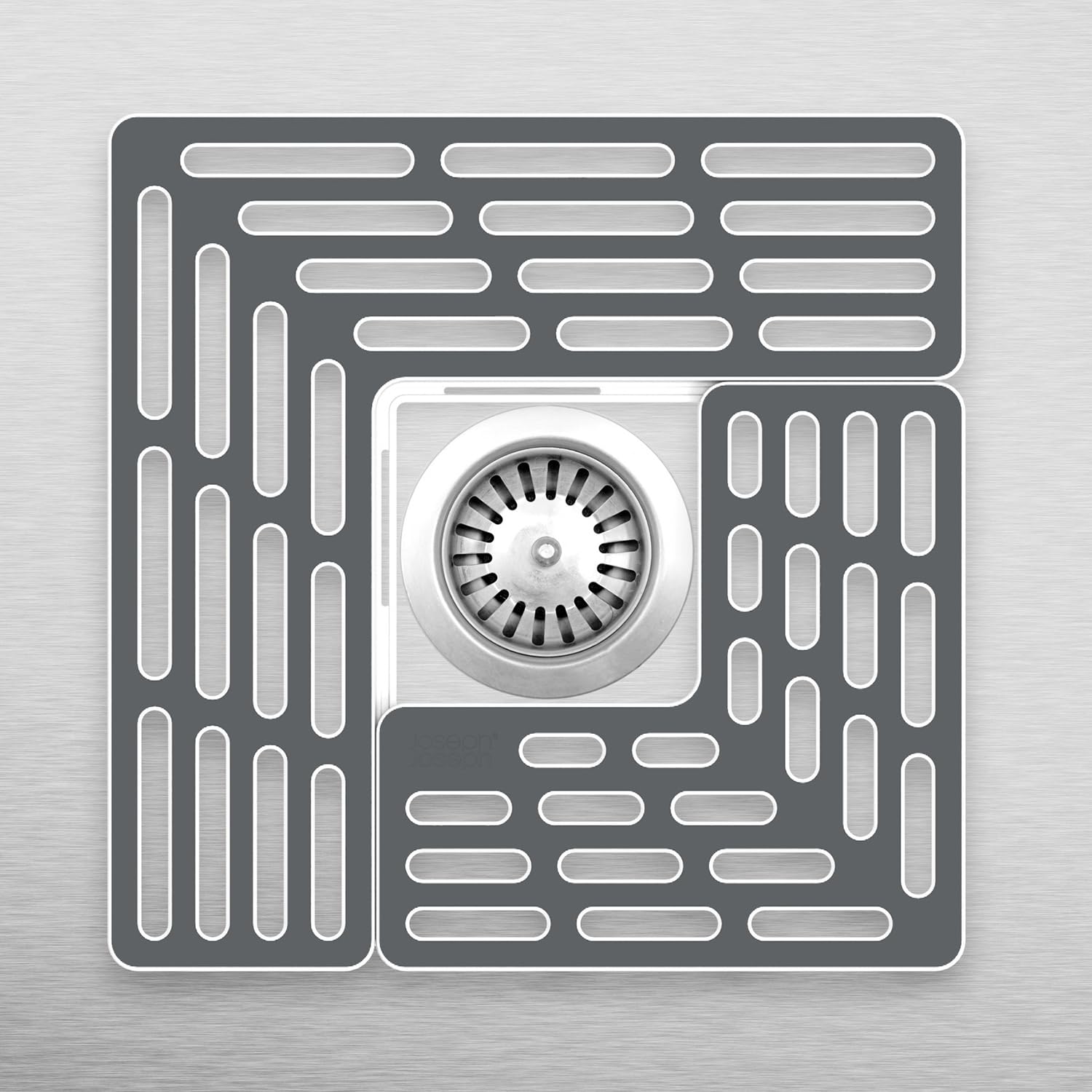 joseph-joseph-sink-saver-tapis-de-protection-d-vier-r-glable-en-2-pi-ces-gris image 5