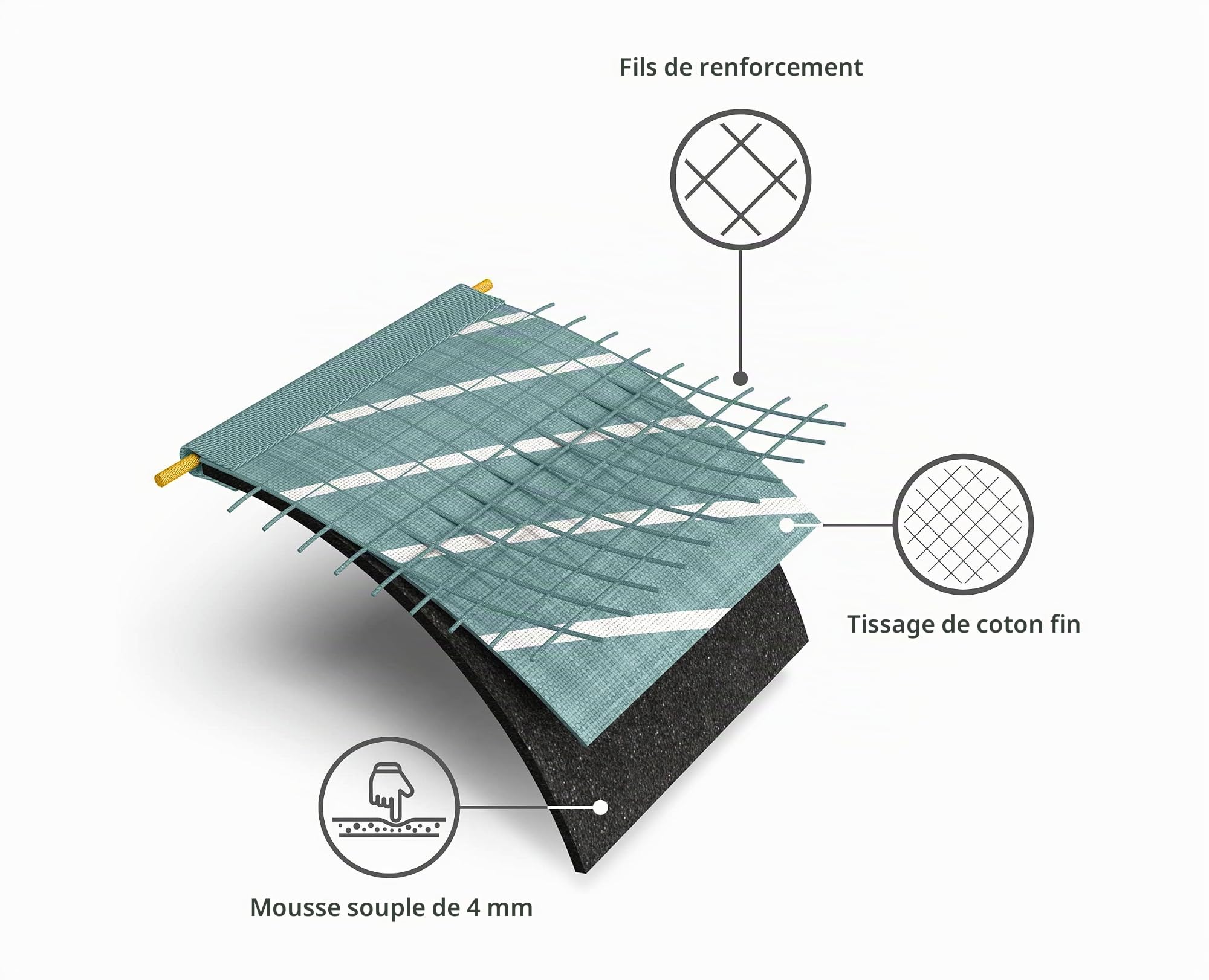 joseph-joseph-flexa-housse-pour-planche-repasser-124-cm-stretchmesh-coton-r-sist image 3