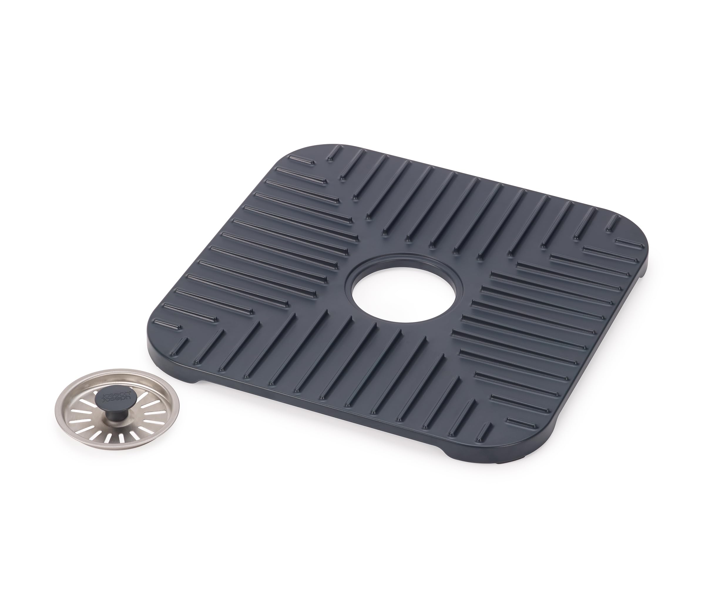 joseph-joseph-sinkshield-tapis-de-protection-pour-vier-avec-bouchon-drainant-ant image 2