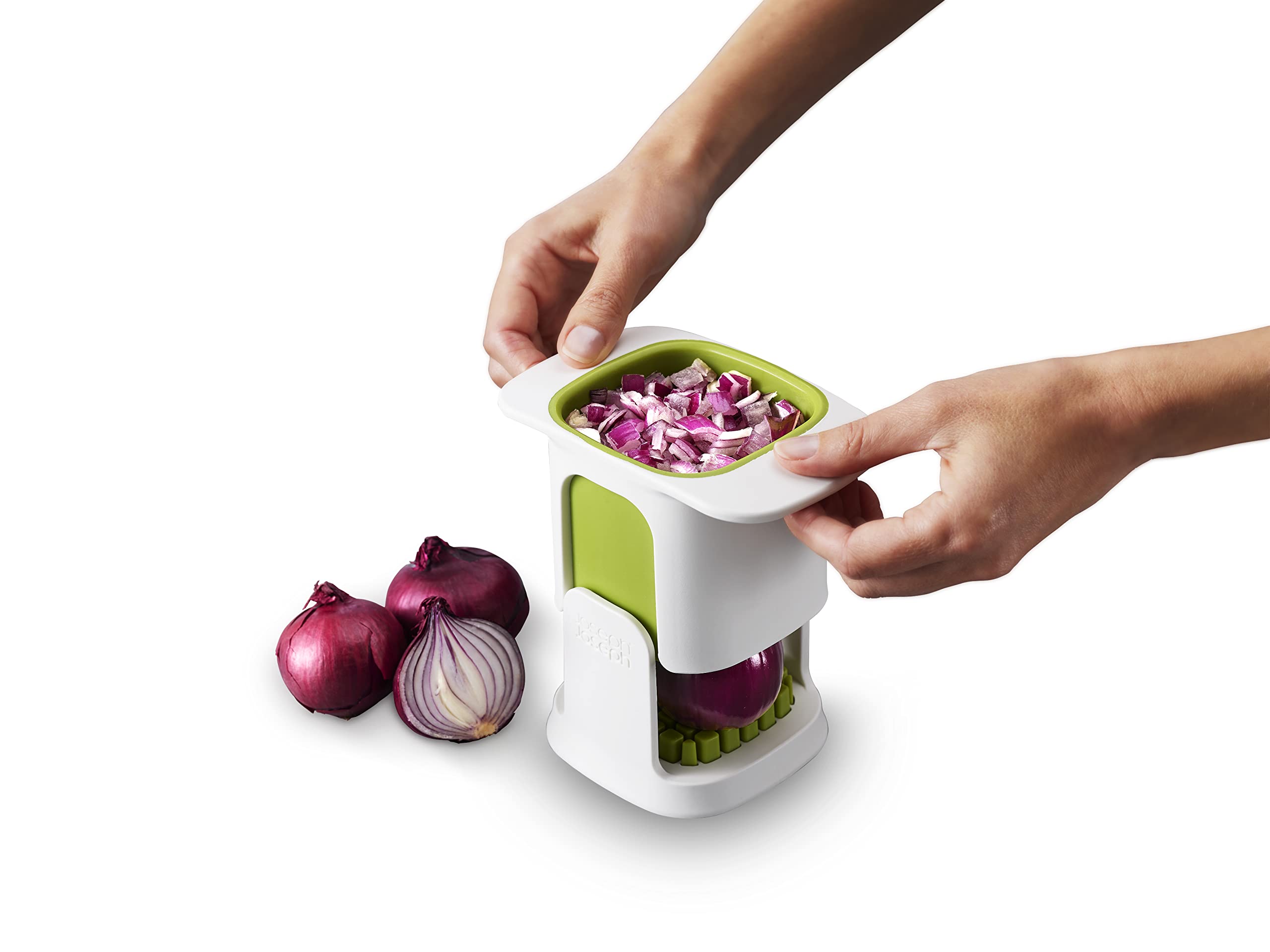 joseph-joseph-chopcup-coupe-l-gumes-et-coupe-fruits-avec-lames-en-acier-inoxydab image 1