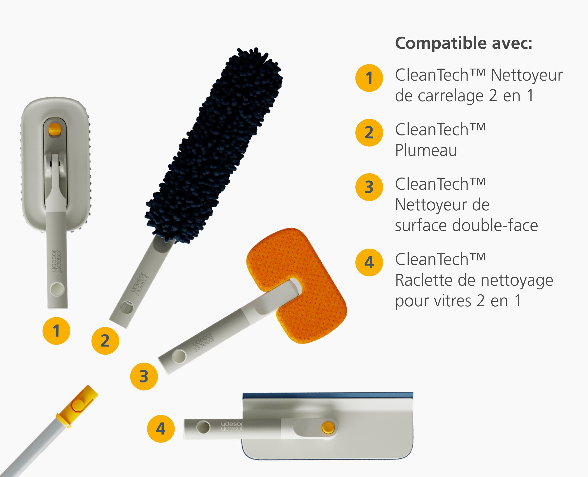 joseph-joseph-cleantech-perche-t-lescopique-pour-outils-de-nettoyage-aluminium-6 image 4