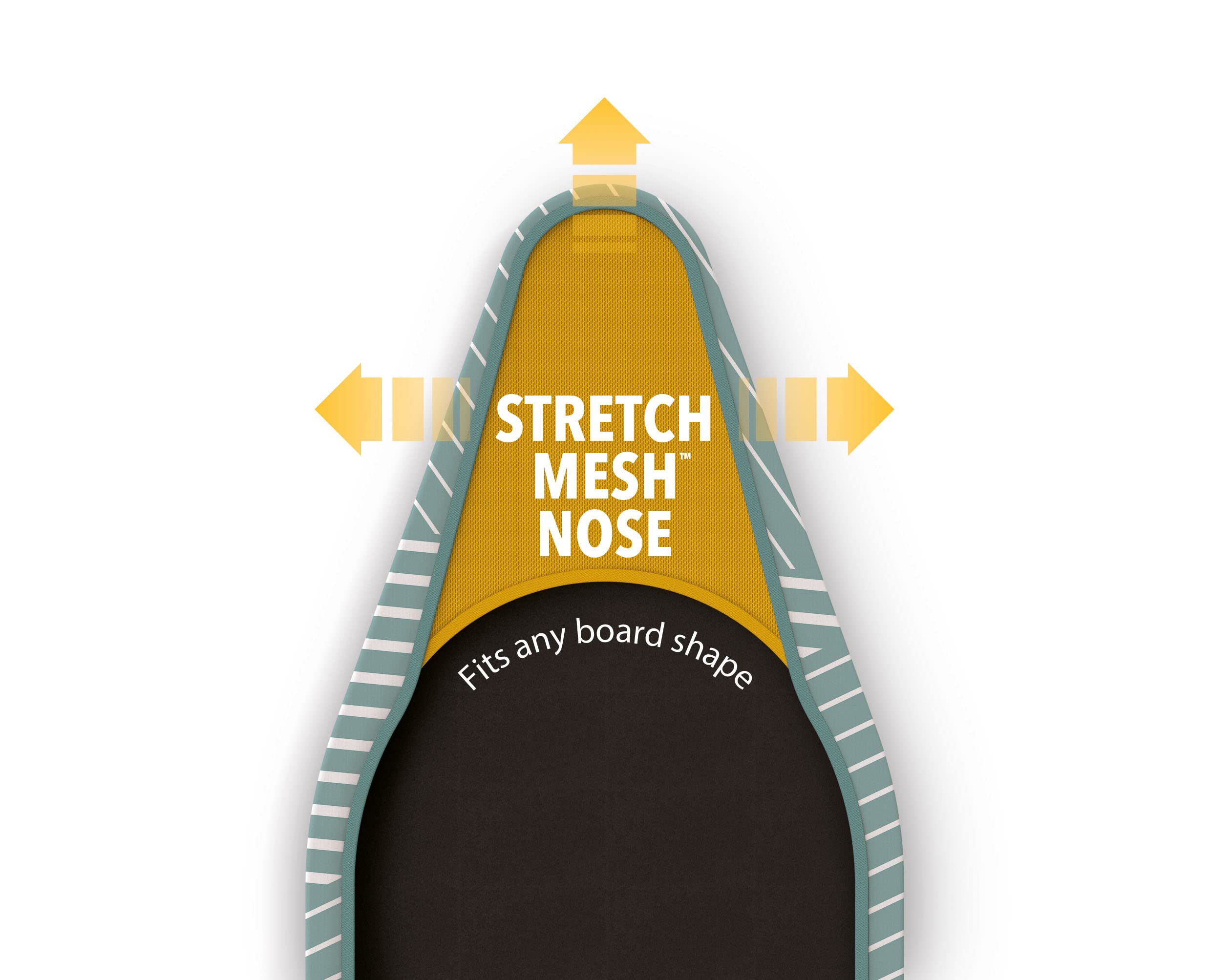 joseph-joseph-flexa-housse-pour-planche-repasser-124-cm-stretchmesh-coton-r-sist image 2