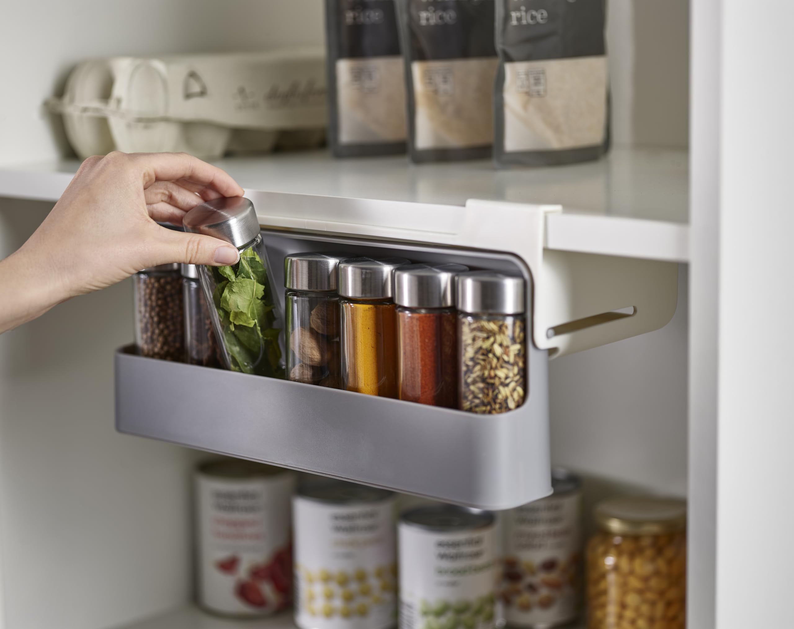 joseph-joseph-cupboardstore-support-sous-tag-re-avec-tiroir-pour-pices-gris image 5