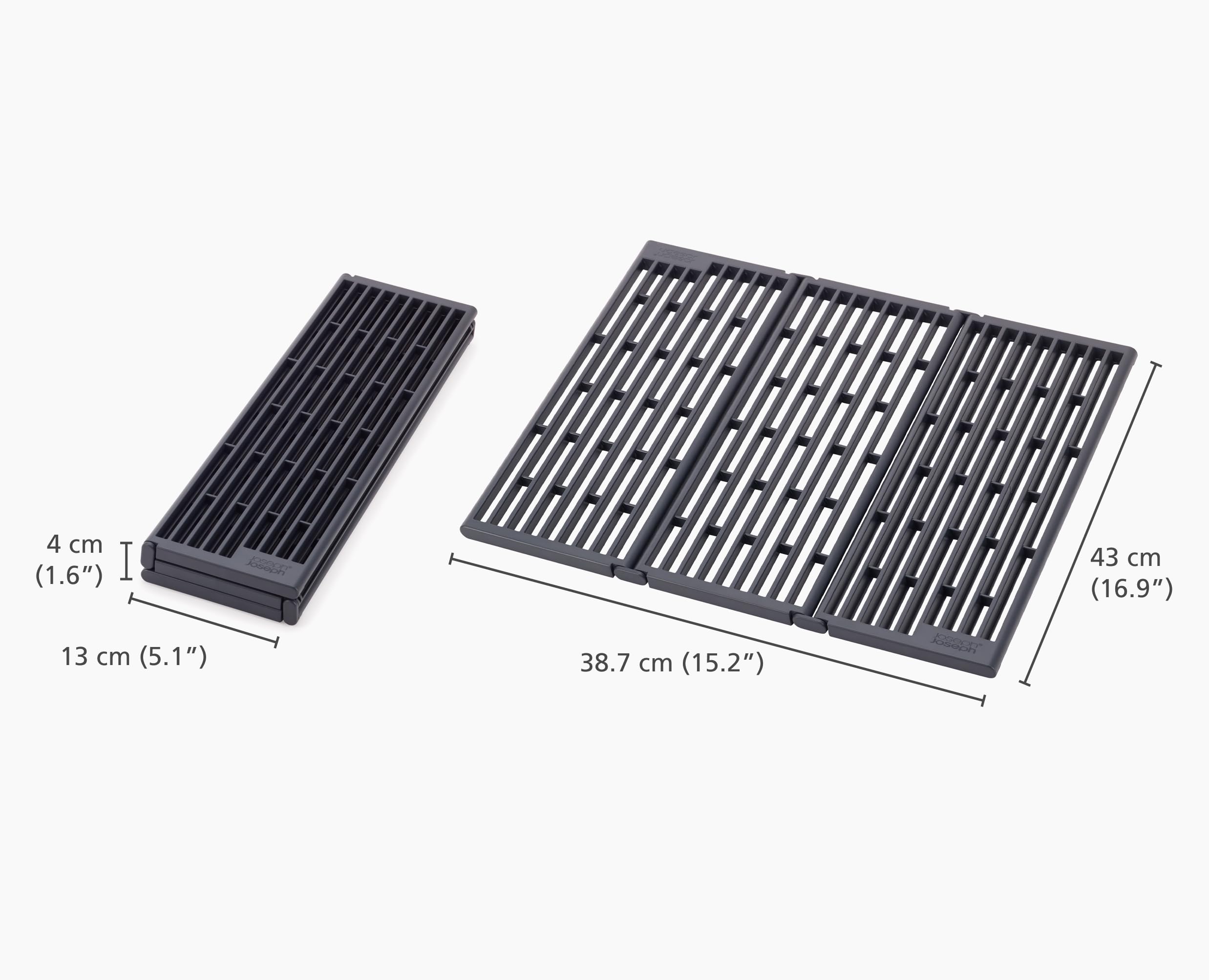 joseph-joseph-platform-gouttoir-pliable-au-dessus-de-l-vier-r-glable-anthracite image 4