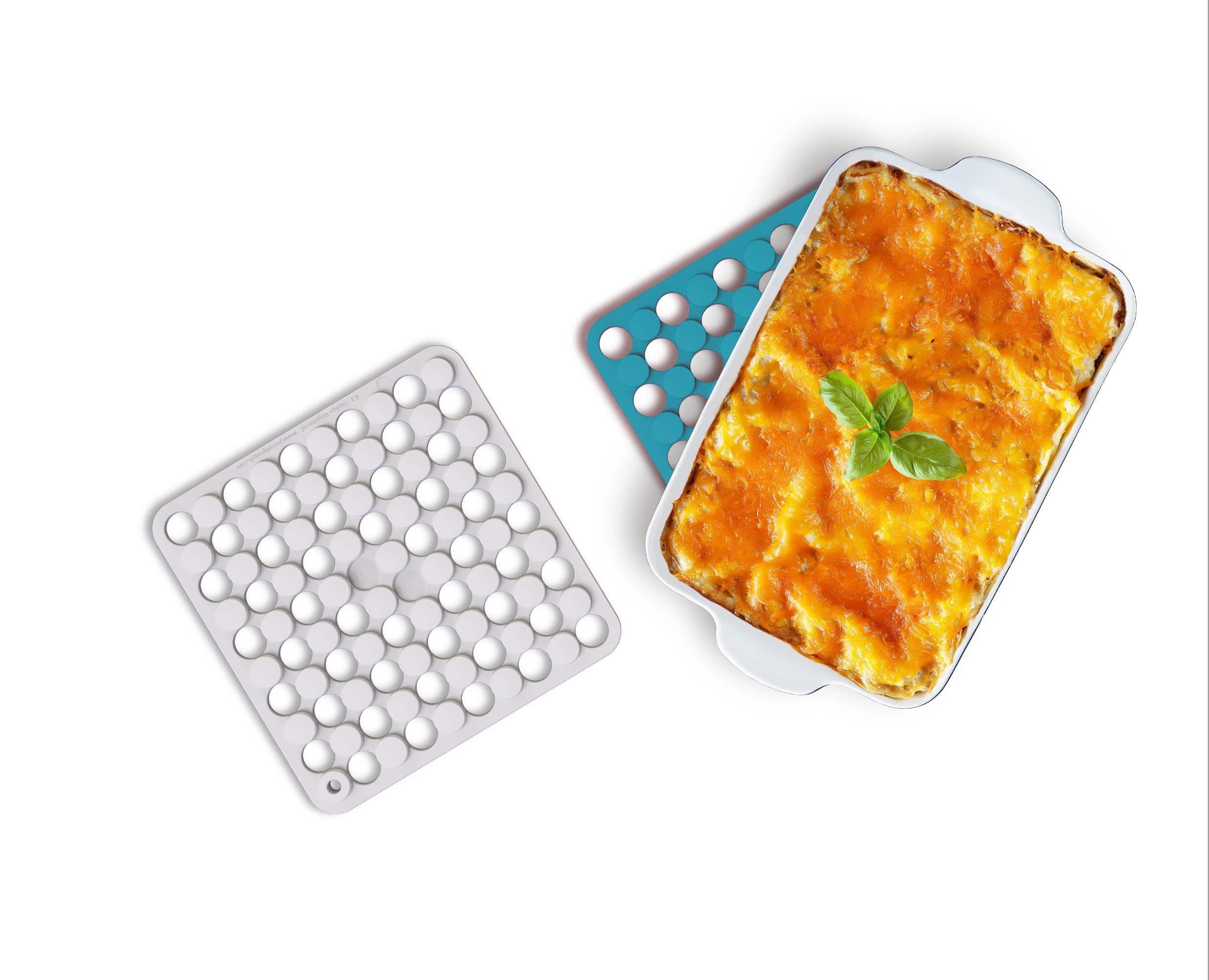 joseph-joseph-duo-lot-de-2-dessous-de-plat-en-silicone-spot-on-r-sistants-la-cha image 3