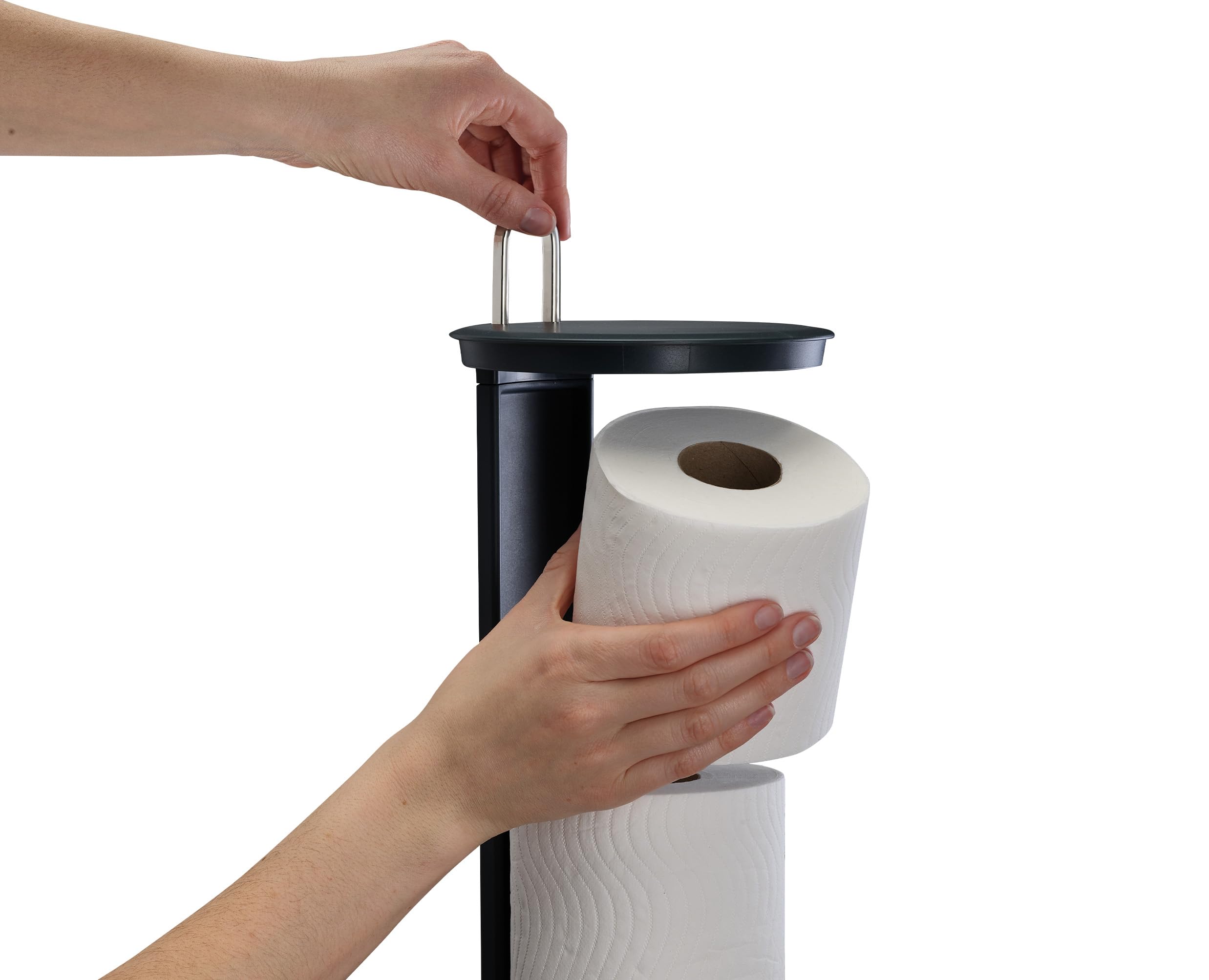 joseph-joseph-easystore-luxe-porte-rouleau-de-papier-toilette-avec-couvercle-aci image 4