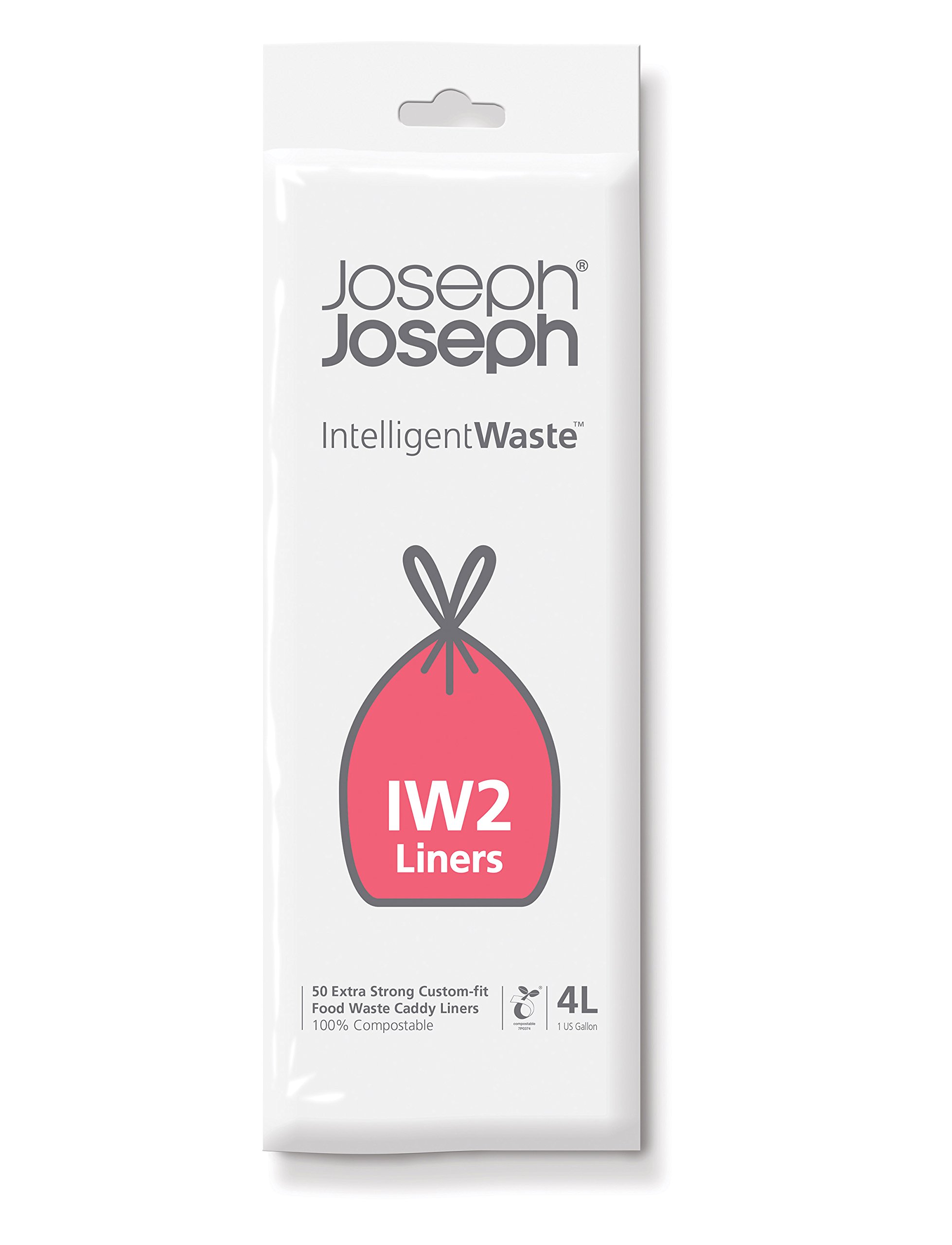 joseph-joseph-sacs-poubelle-compostables-4l-lot-de-50-transparent image 4