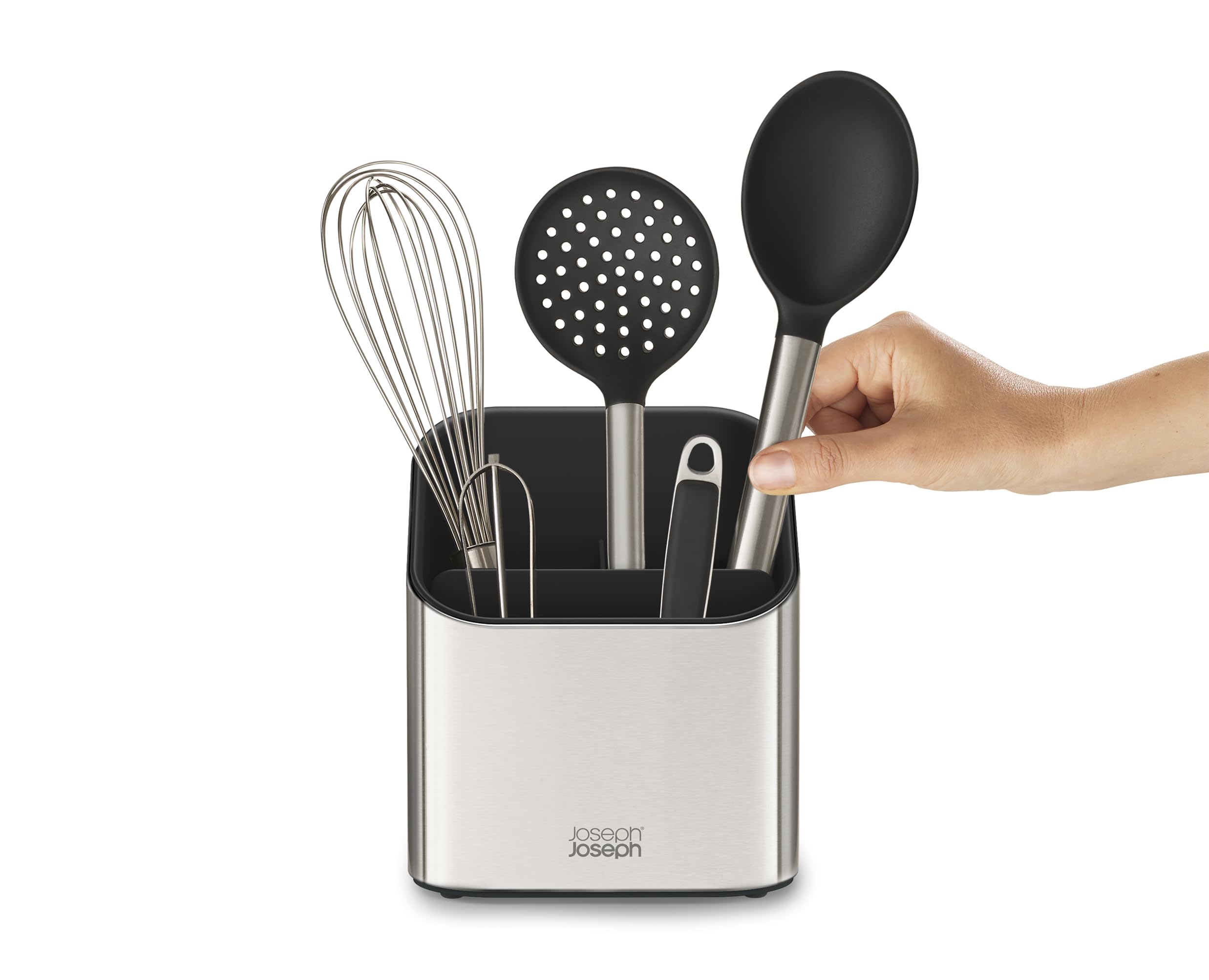 joseph-joseph-surface-porte-ustensiles-et-gadgets-en-acier-inoxydable-grande-cap image 1