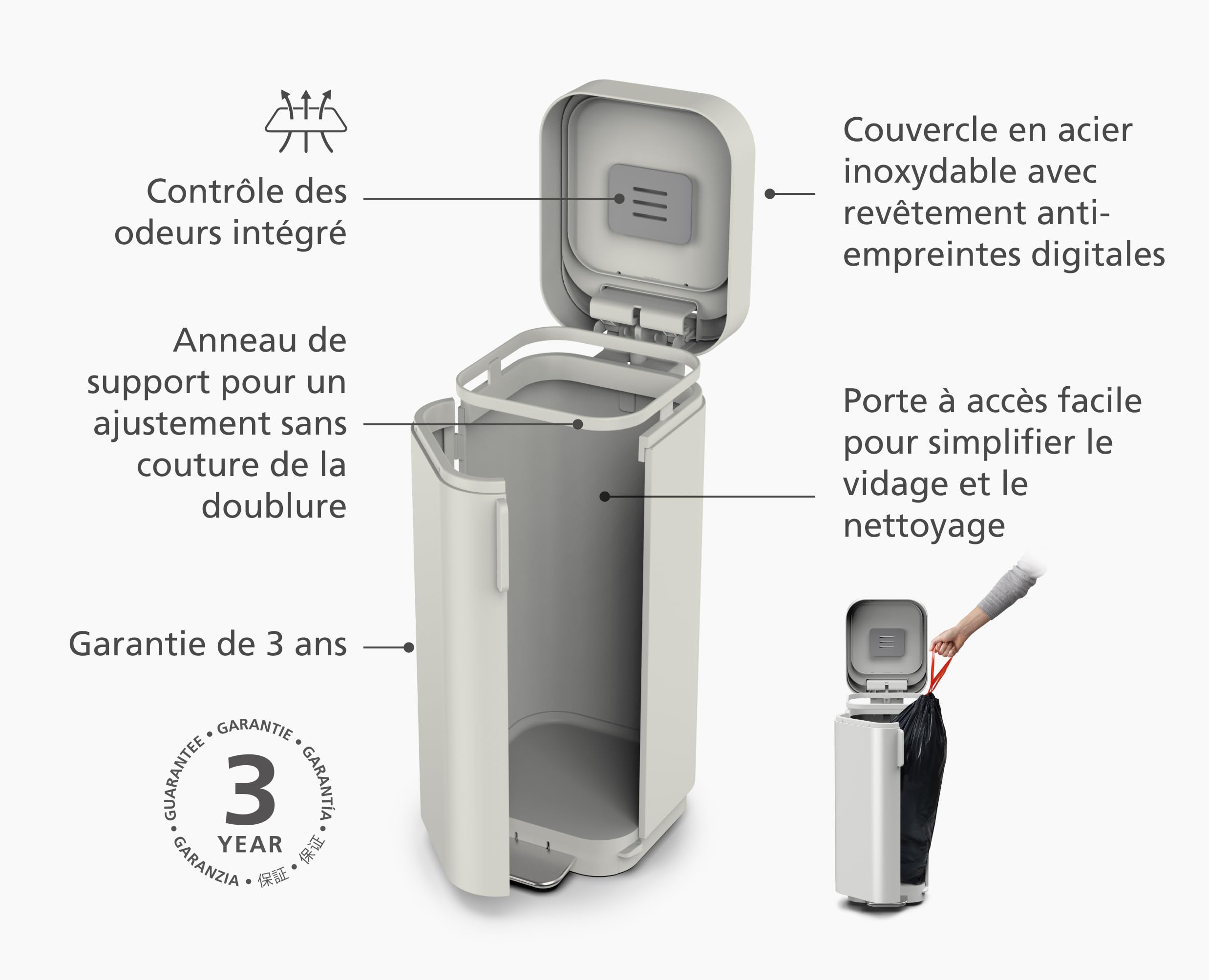 joseph-joseph-porta-poubelle-p-dale-40l-anti-traces-de-doigts-avec-filtre-anti-o image 4