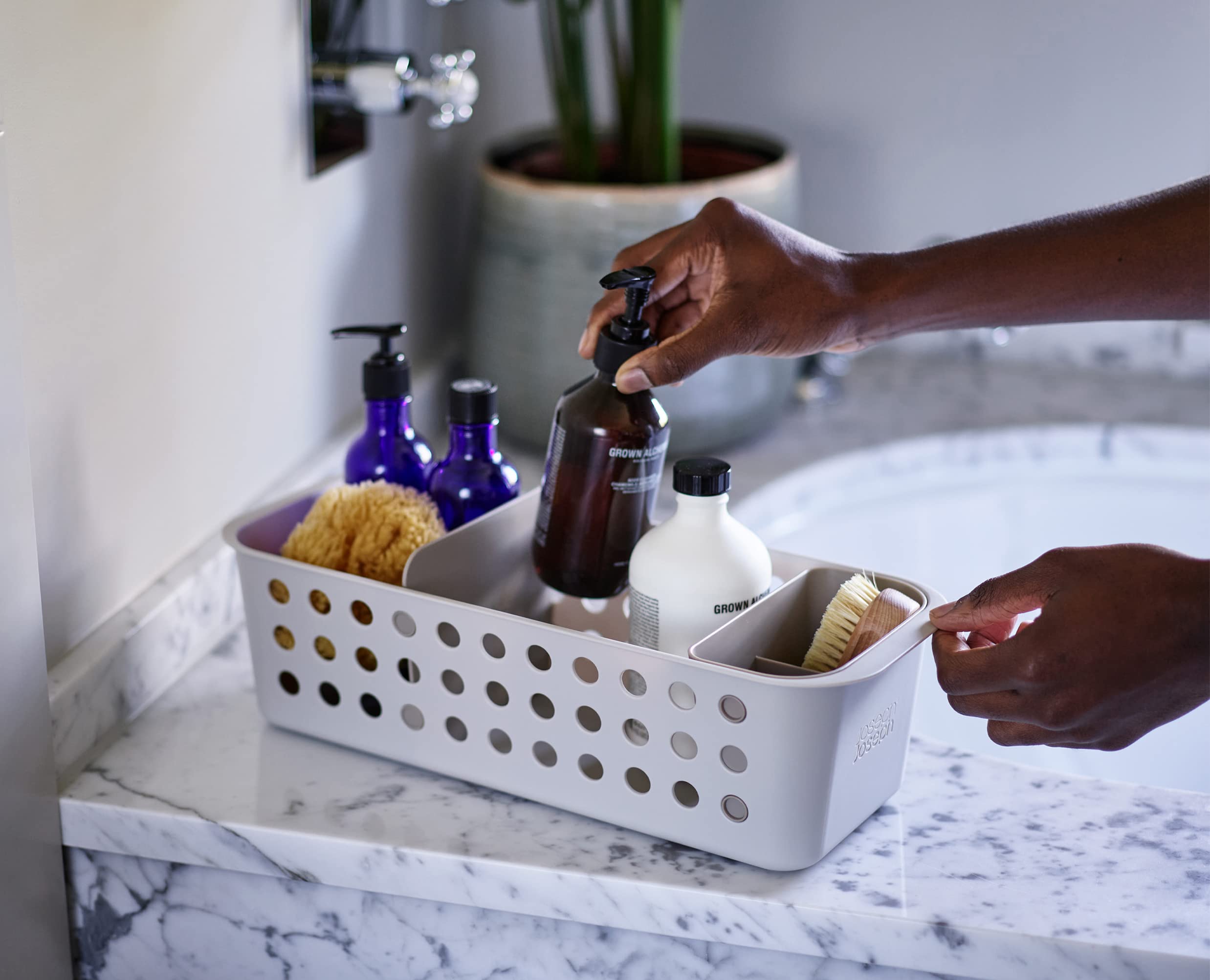 joseph-joseph-easystore-panier-de-rangement-pour-salle-de-bains-avec-pot-et-s-pa image 4