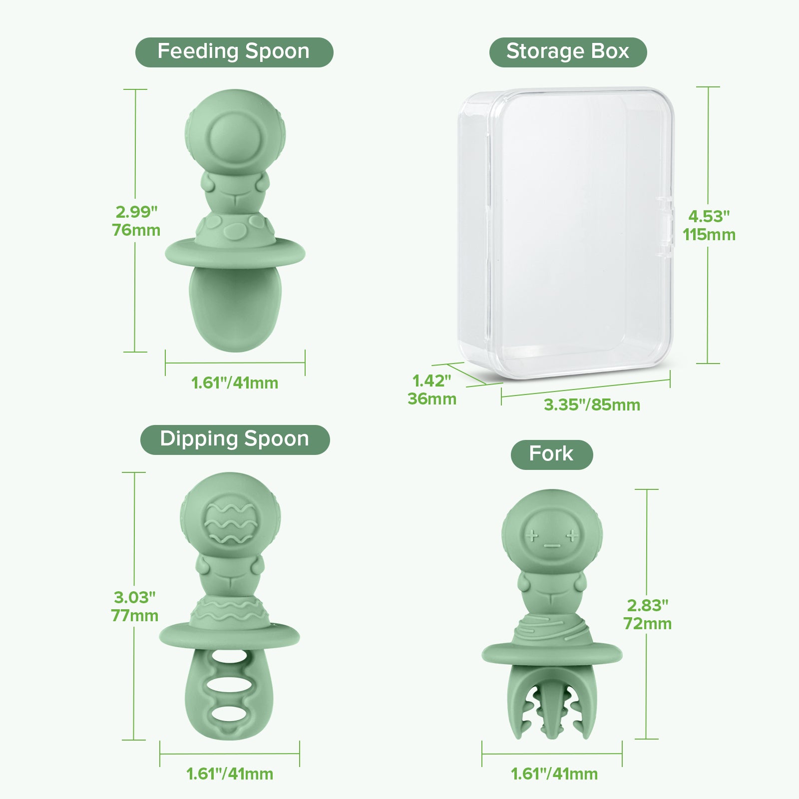 set-de-couverts-en-silicone-astro-haakaa-b-b-cuill-res-et-fourchette-prix-malin image 8