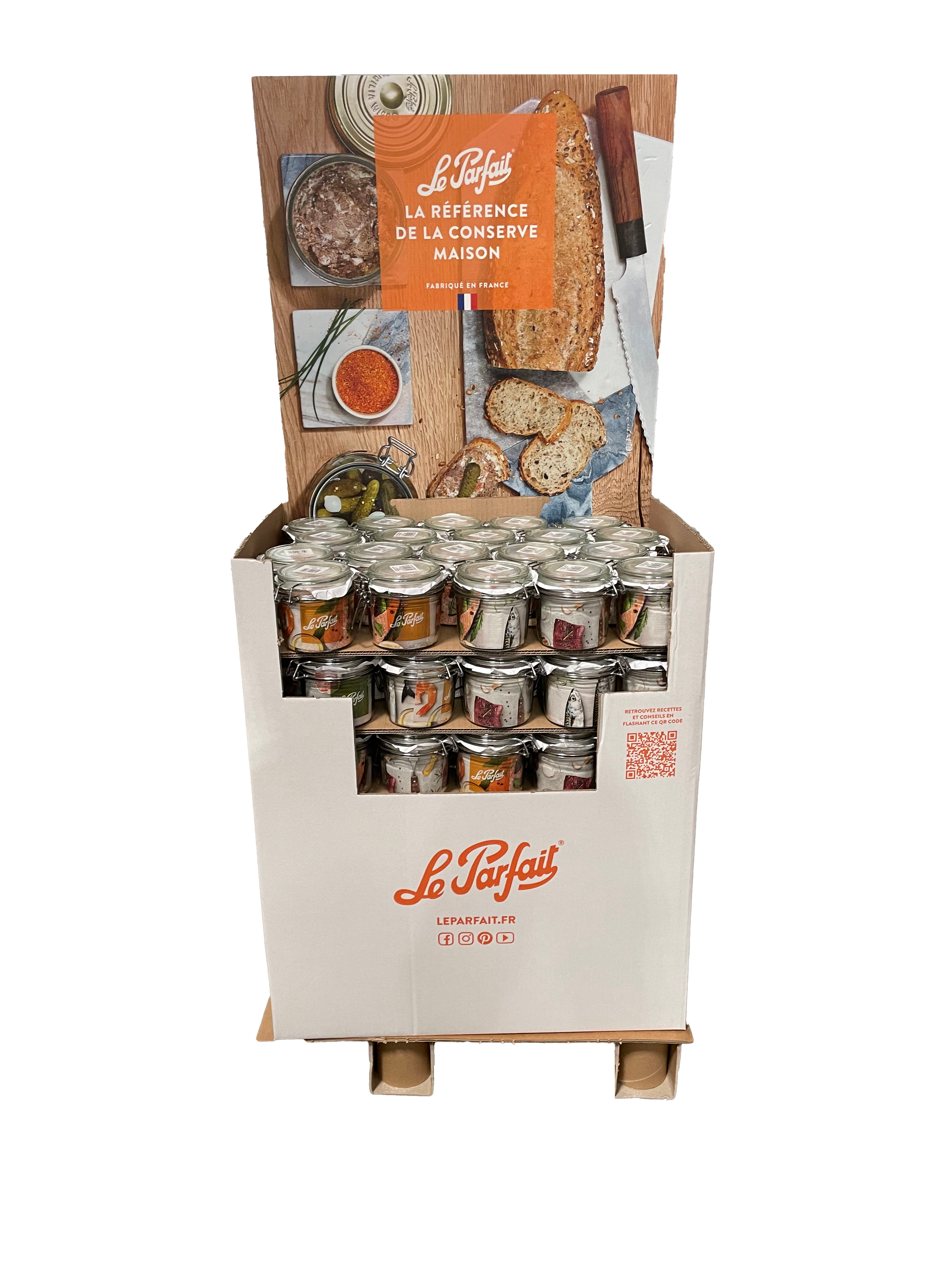 lot-de-100-terrines-le-parfait-super-350g image 1