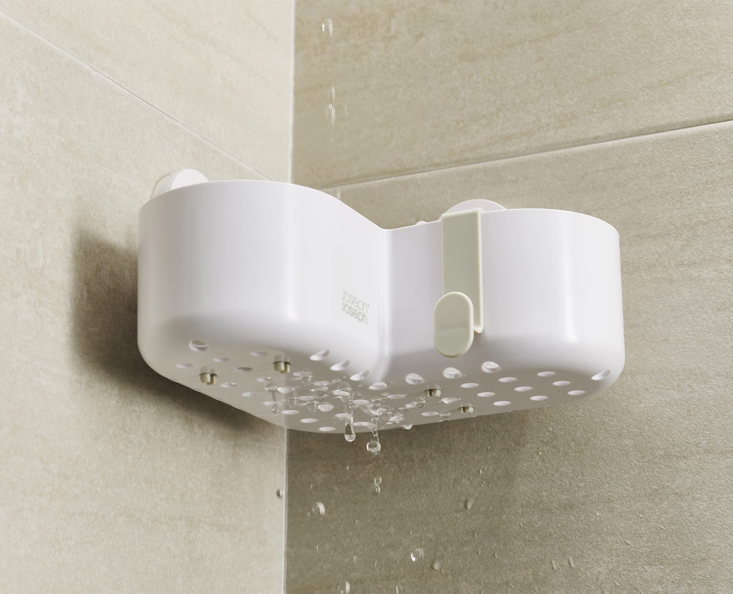 organiseur-de-douche-d-angle-joseph-joseph-duo-avec-ventouses-blanc image 5