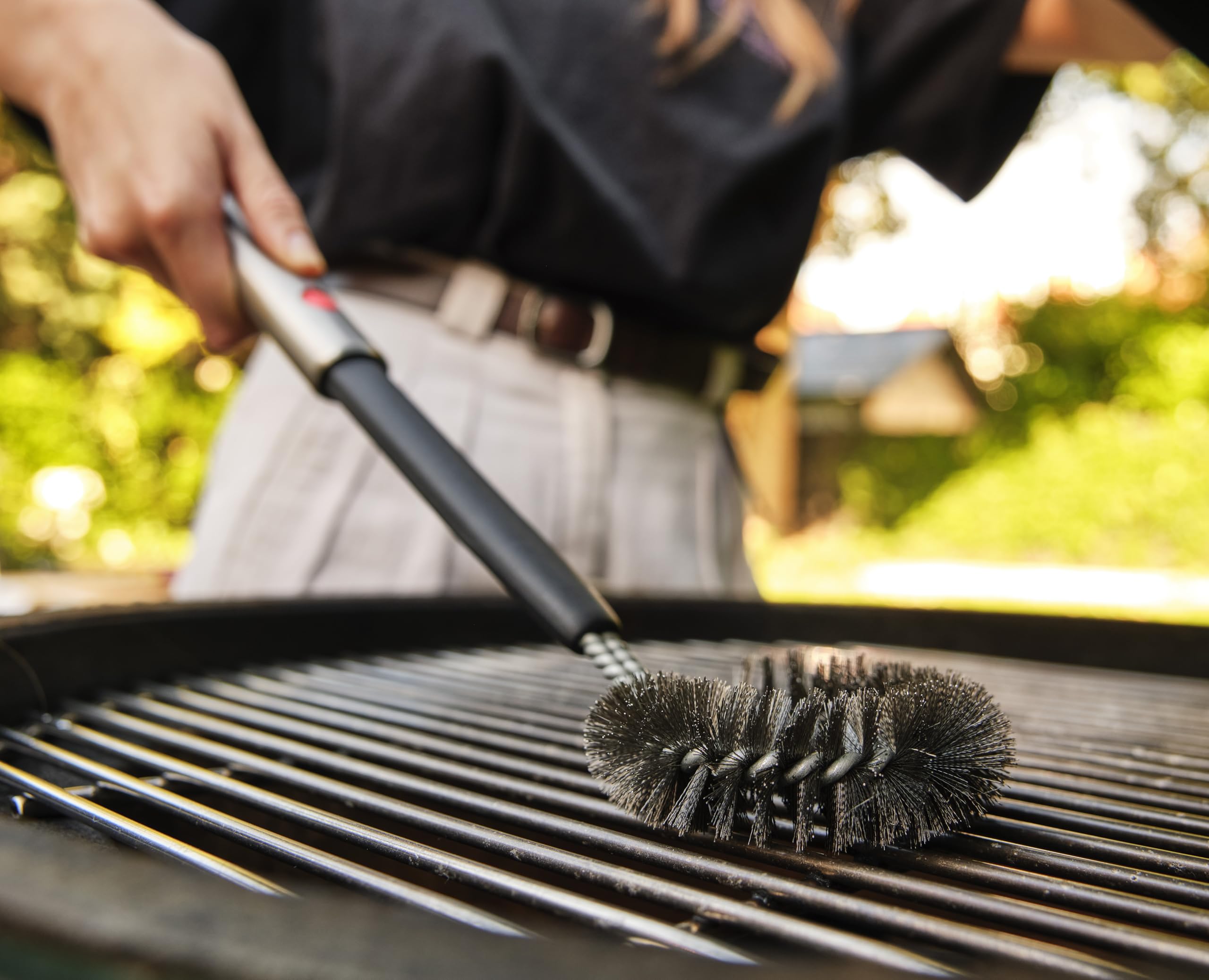 joseph-joseph-grillout-brosse-bbq-robuste-t-te-r-tractable-avec-poils-m-tallique image 3