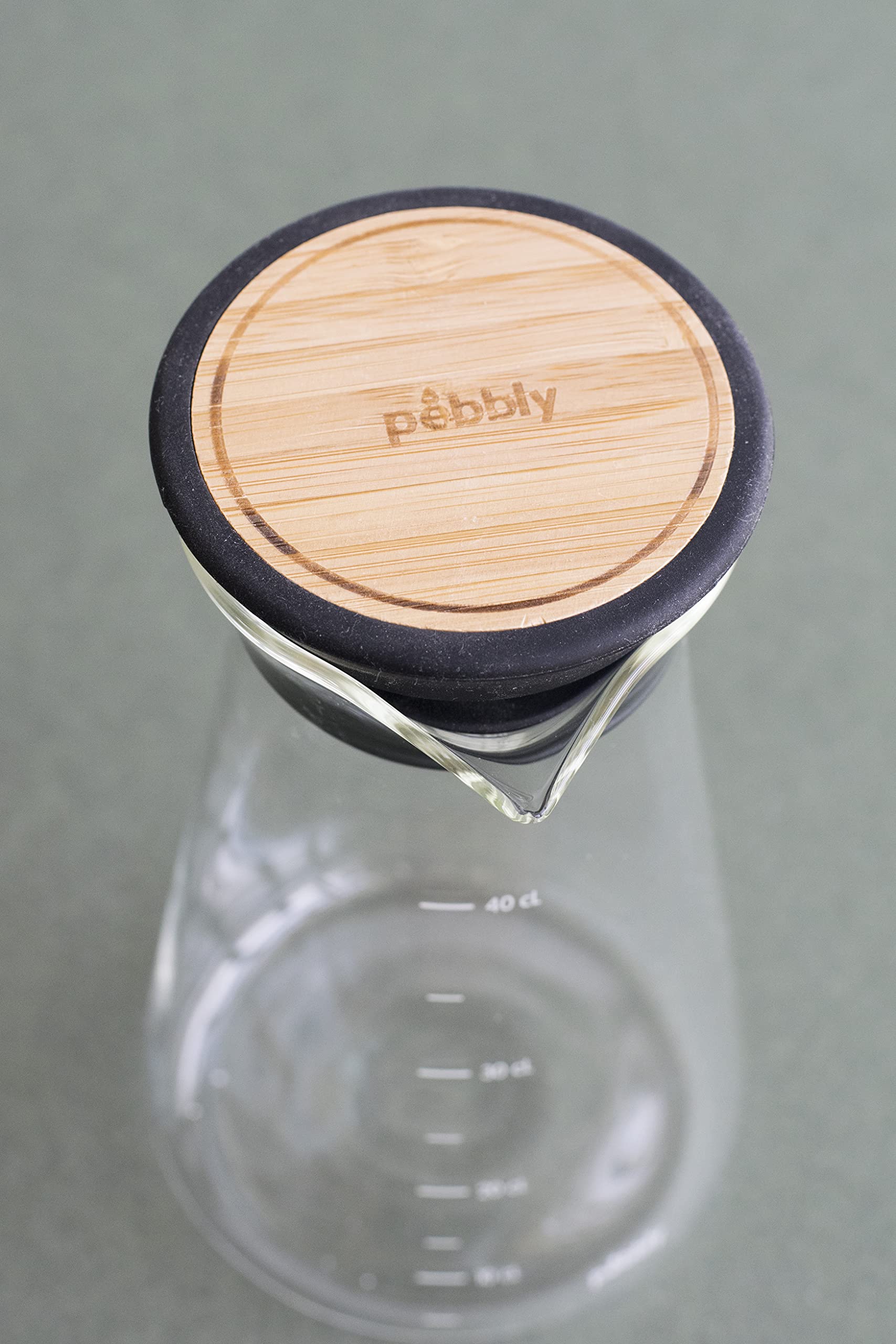 pebbly-shaker-vinaigrette-en-verre-et-bambou-naturel-450-ml-gradu-pour-conserver image 5
