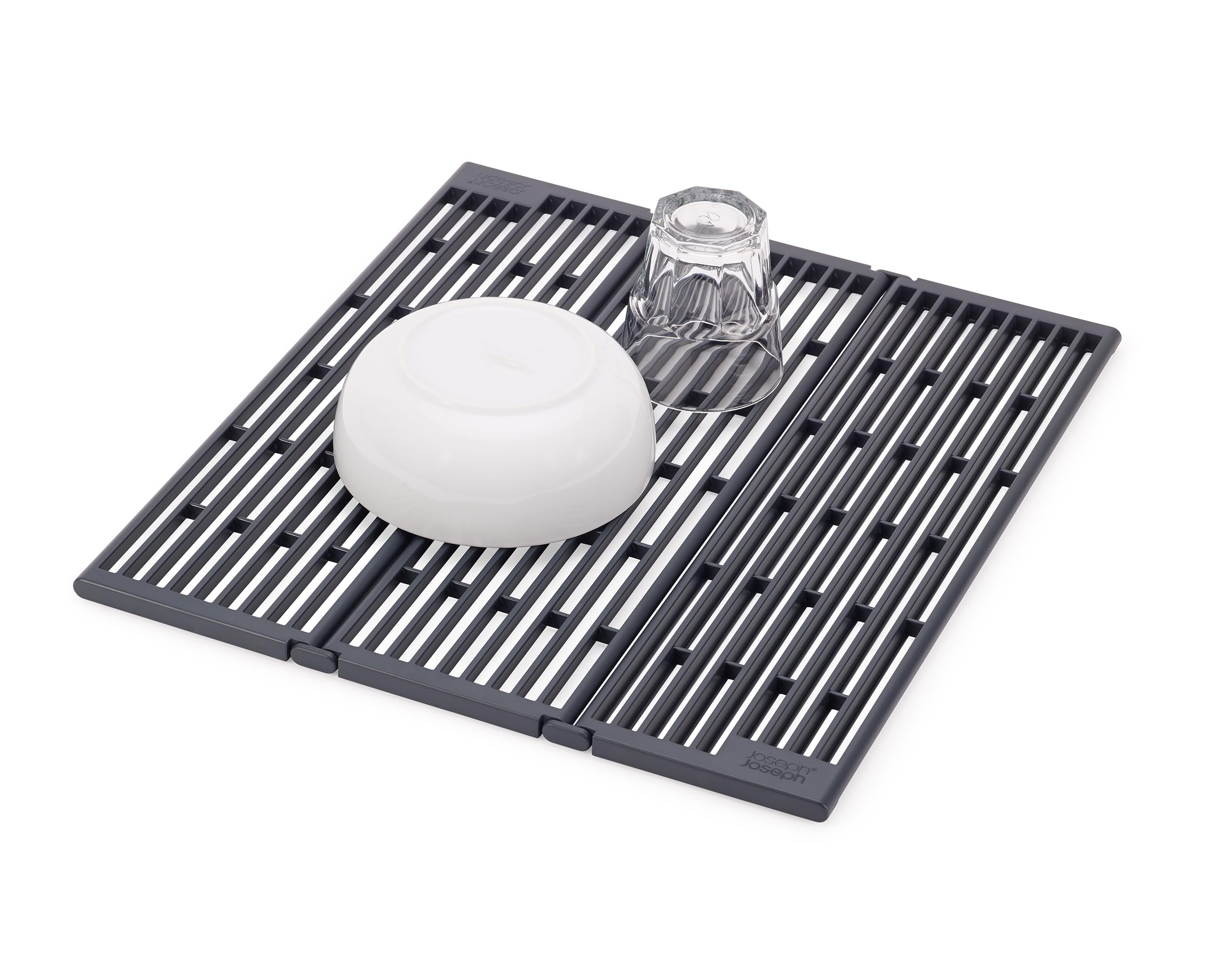 joseph-joseph-platform-gouttoir-pliable-au-dessus-de-l-vier-r-glable-anthracite image 1