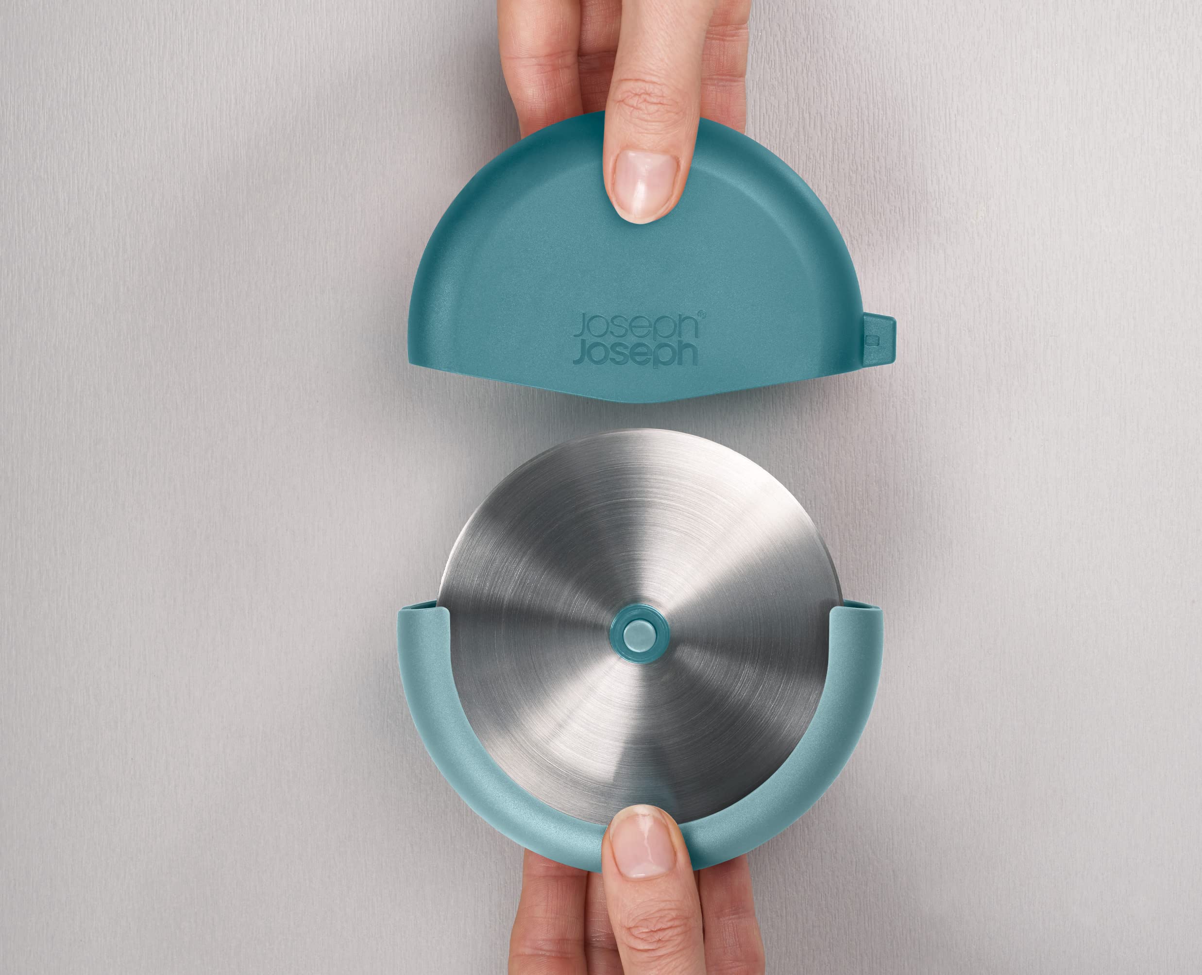 joseph-joseph-duo-coupe-pizza-avec-lame-amovible-et-prot-ge-lame-compact-teal image 3