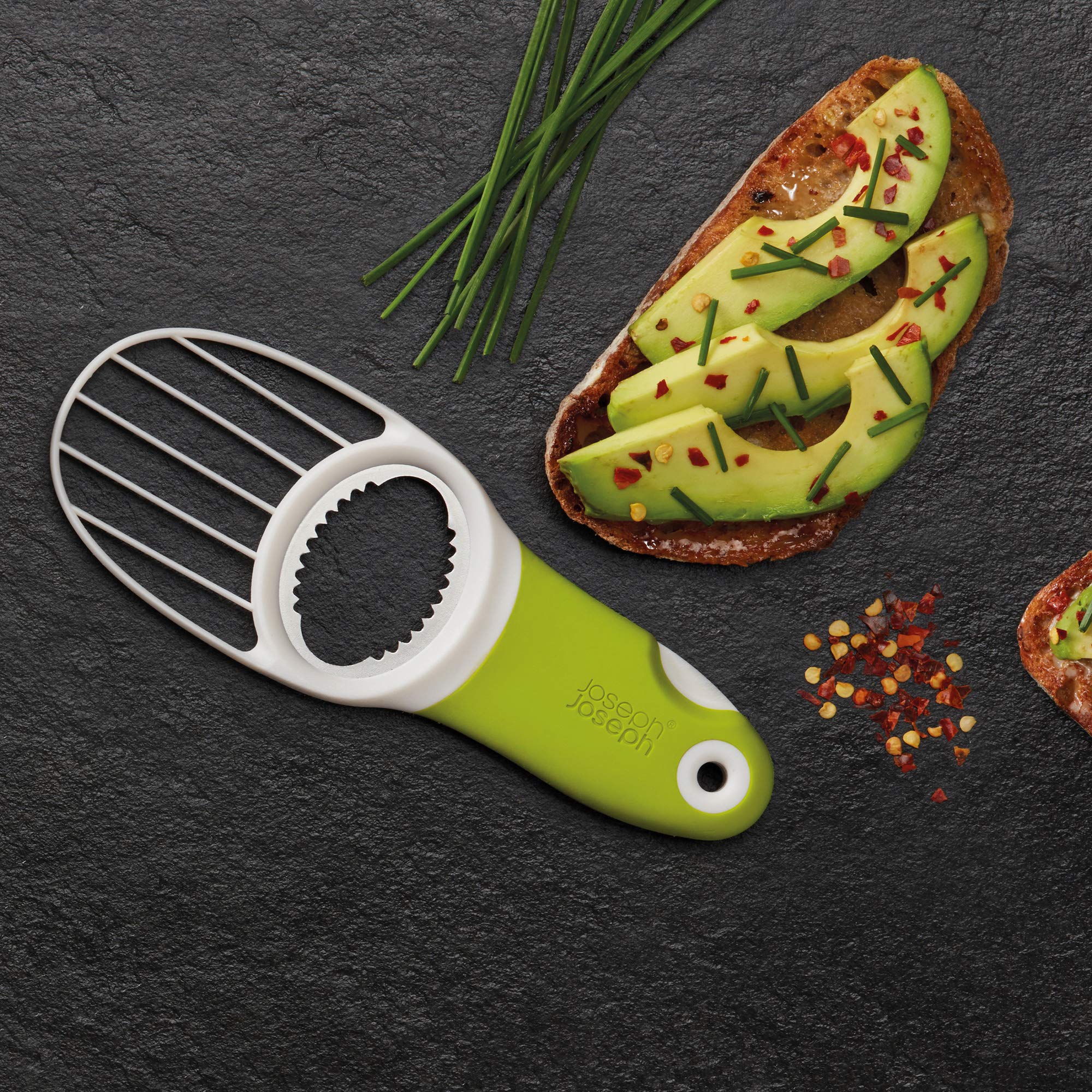 joseph-joseph-goavocado-3-en-1-outil-avocat-avec-lame-repliable-d-noyauteur-inox image 2