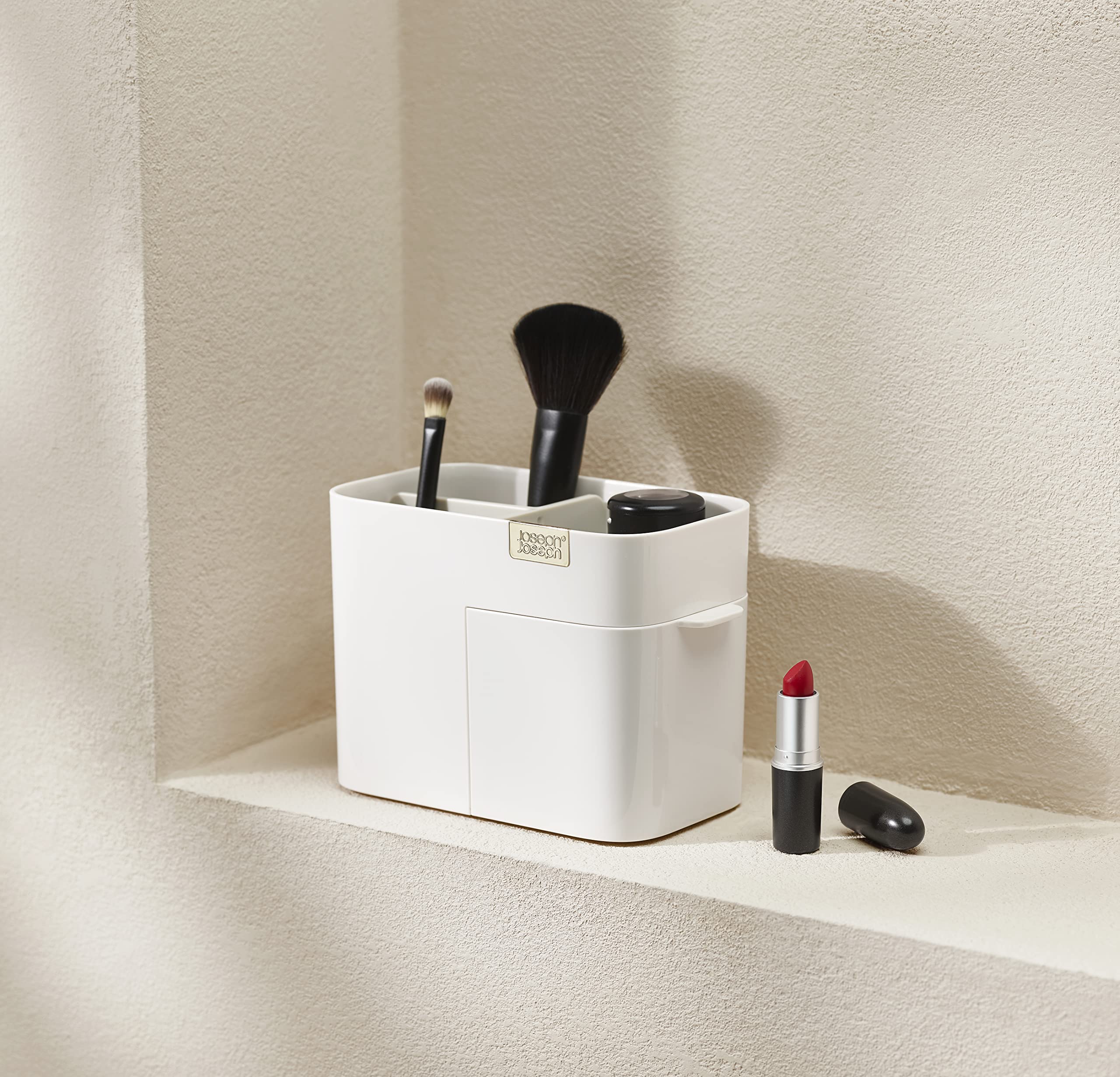 joseph-joseph-viva-organiseur-maquillage-avec-tiroir-magn-tique-beige image 2