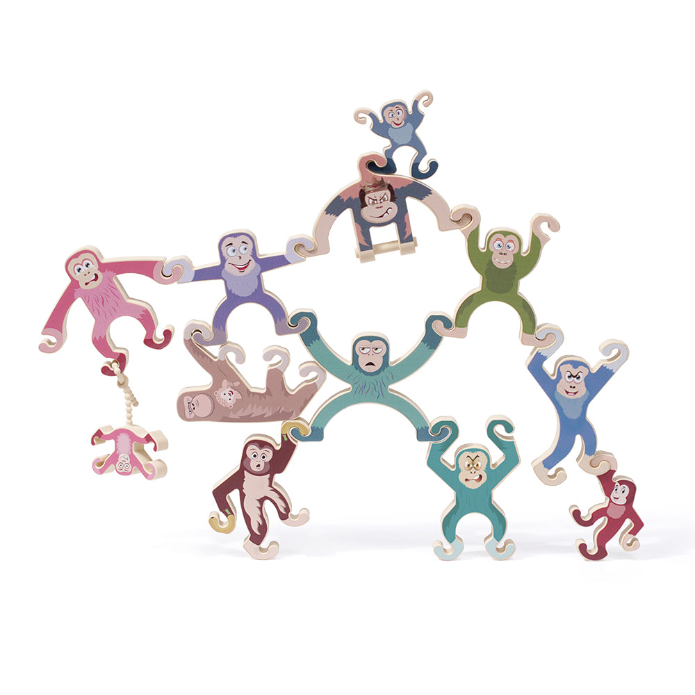 haakaa-cheeky-monkey-empilables-en-silicone image 2
