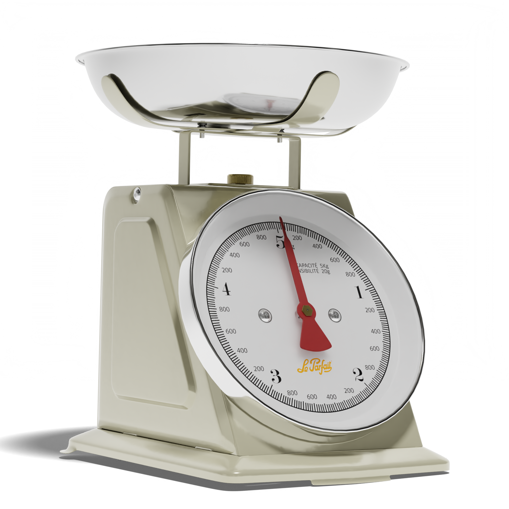 balance-m-canique-le-parfait-gris-plateau-inox-5kg-pr-cision-de-poids-pour-la-cu image 1