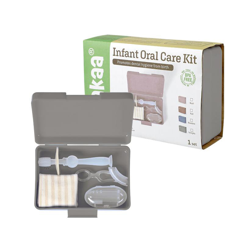 kit-de-soins-buccaux-enfant-haakaa-brosse-doigt-brosse-360-tui-de-rangement image 6