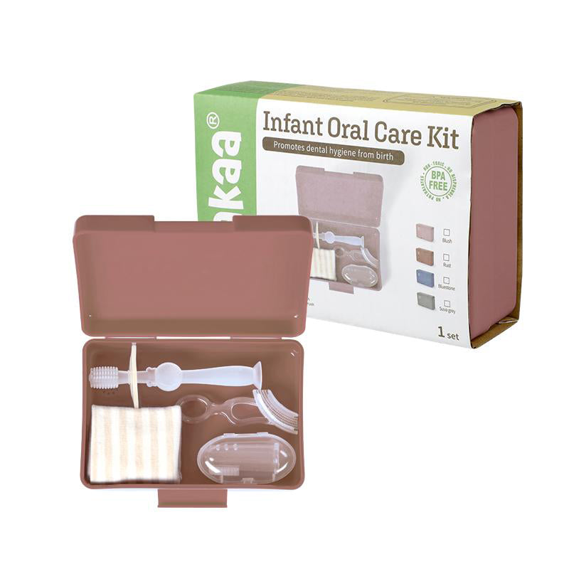 kit-de-soins-buccaux-enfant-haakaa-brosse-doigt-brosse-360-tui-de-rangement image 8