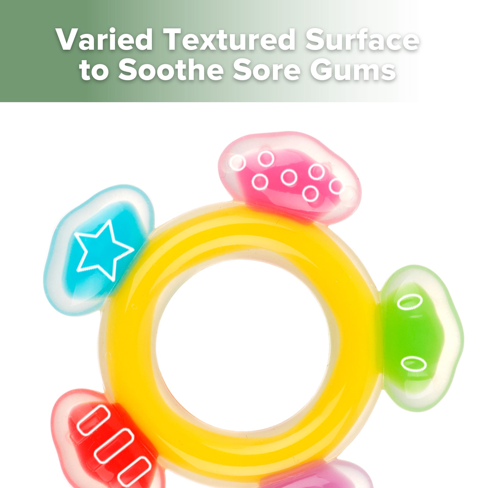 anneau-de-dentition-grande-roue-en-silicone-haakaa image 2