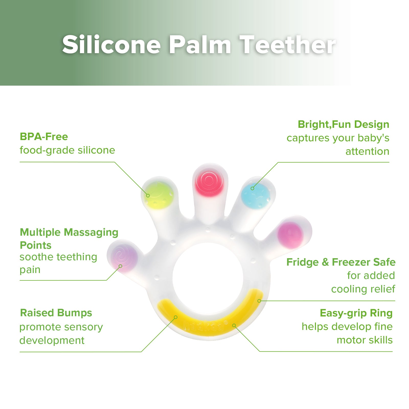 teether-paume-en-silicone-haakaa image 4