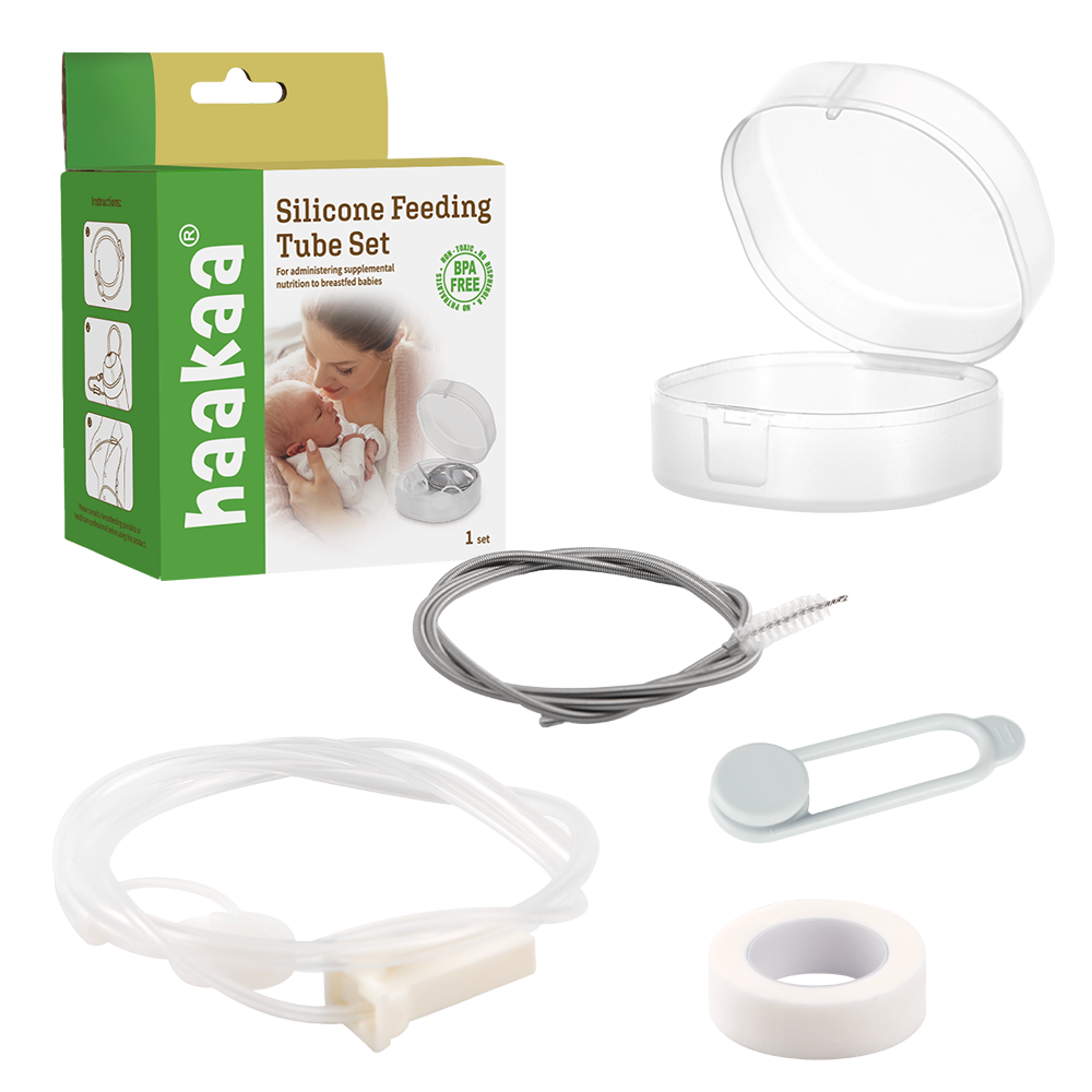 syst-me-d-alimentation-d-appoint-en-silicone-haakaa-tube-d-alimentation image 1