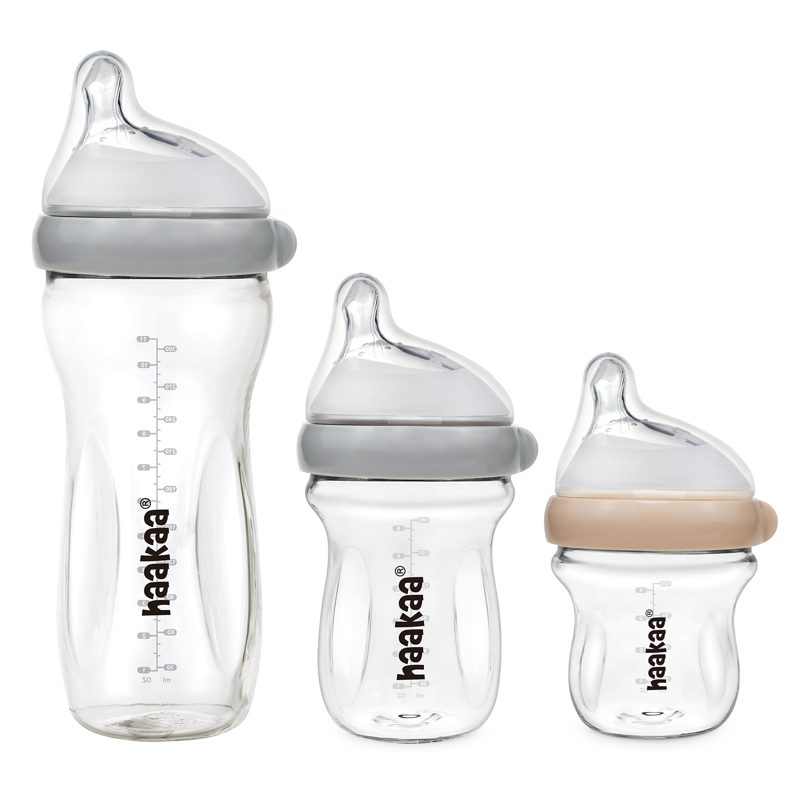 haakaa-biberon-en-verre-generation-3-120ml-180ml-300ml image 1