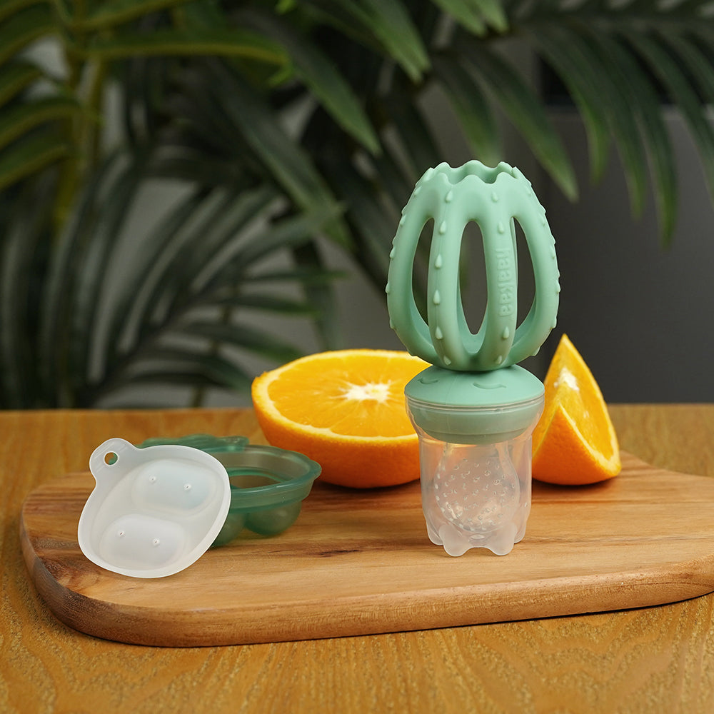 haakaa-combo-mini-pieuvre-freeze-n-feed-distributeur-de-nourriture-et-bac-gla-on image 2