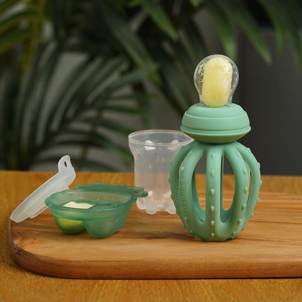 haakaa-combo-mini-pieuvre-freeze-n-feed-distributeur-de-nourriture-et-bac-gla-on image 3