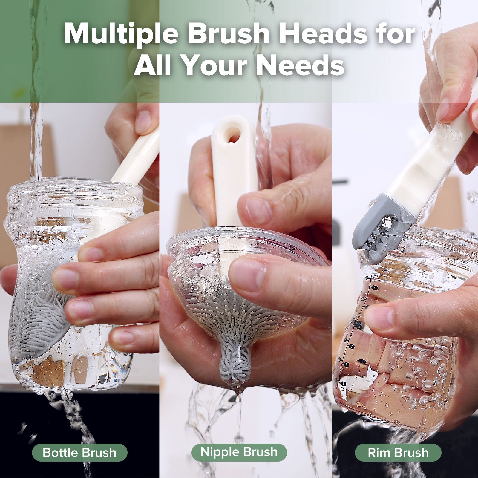 kit-de-brosses-pour-biberons-en-voyage-haakaa-clean-dry-cr-me-et-ardoise image 3