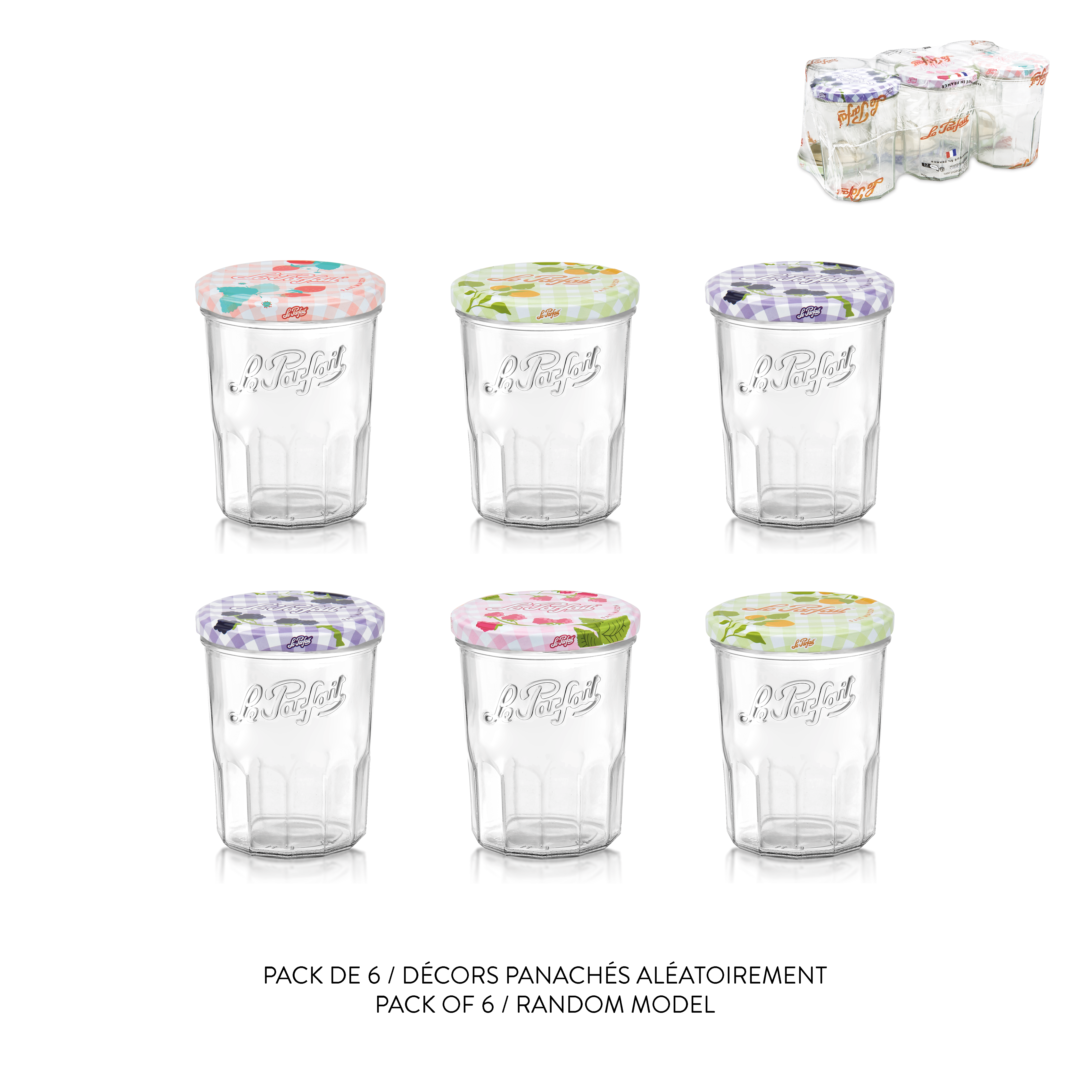le-parfait-lot-de-6-confituriers-pots-confiture-324ml-ou-385ml image 2