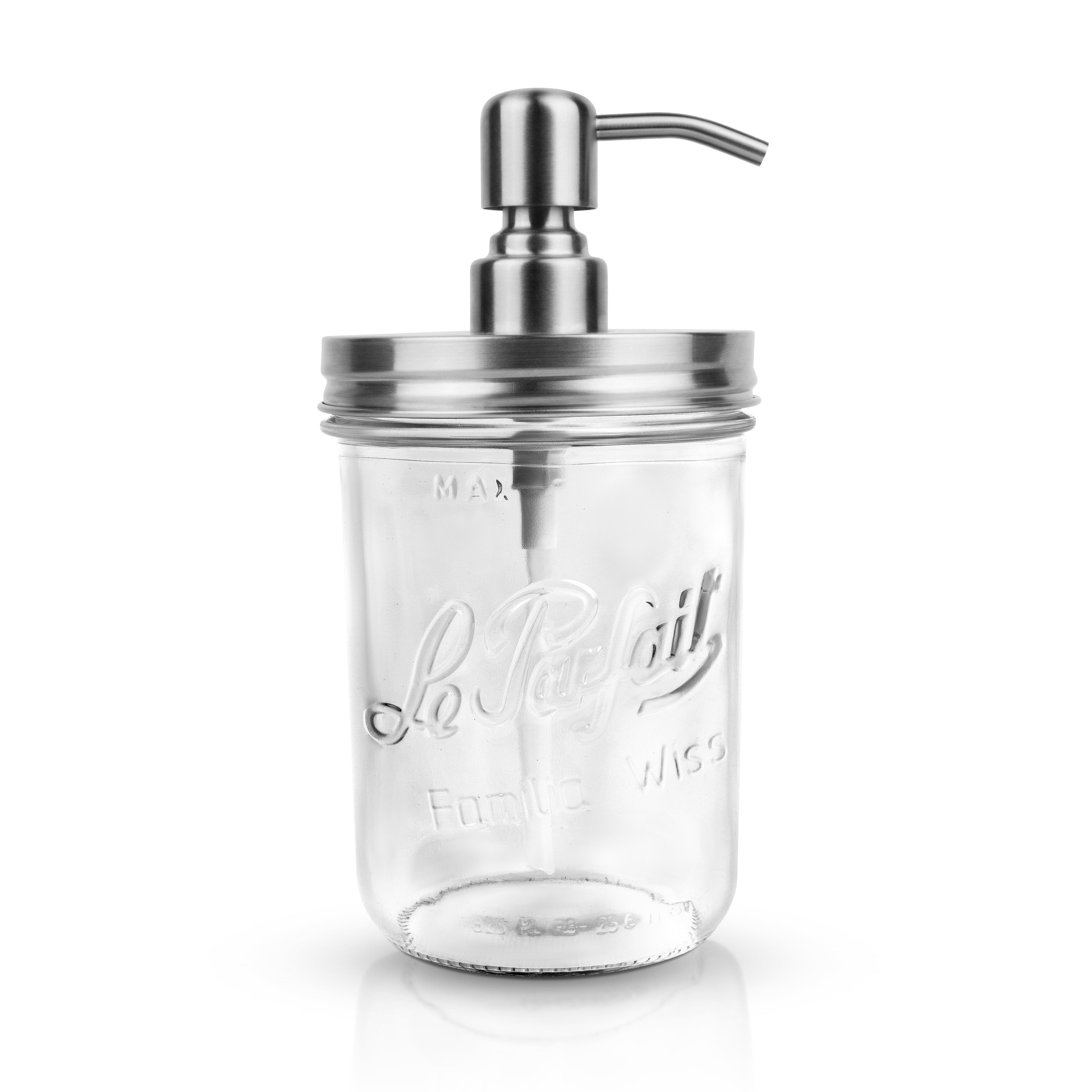 distributeur-de-savon-en-verre-rechargeable-le-parfait-500-ml-750-ml image 1