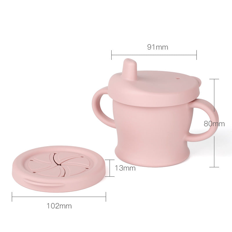 gobelet-en-silicone-haakaa-sip-n-snack-avec-deux-couvercles-interchangeables image 8