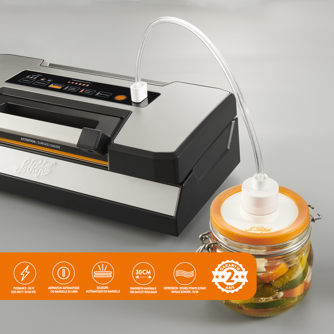 machine-sous-vide-le-parfait-experte-130-w-conservation-alimentaire-sous-vide image 3