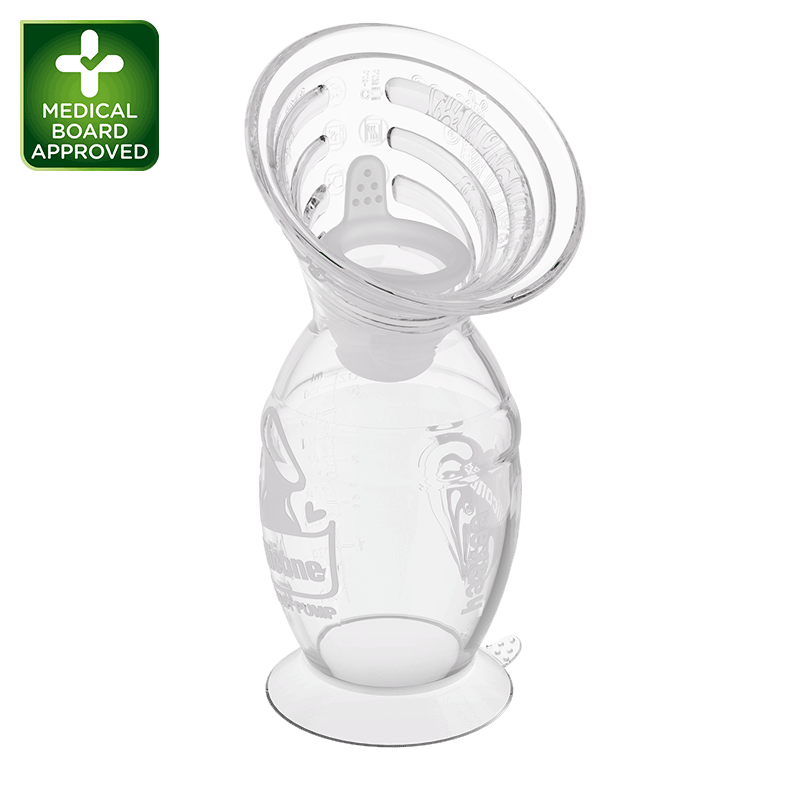 tire-lait-manuel-en-silicone-haakaa-gen-2-avec-insert-spillguard image 1